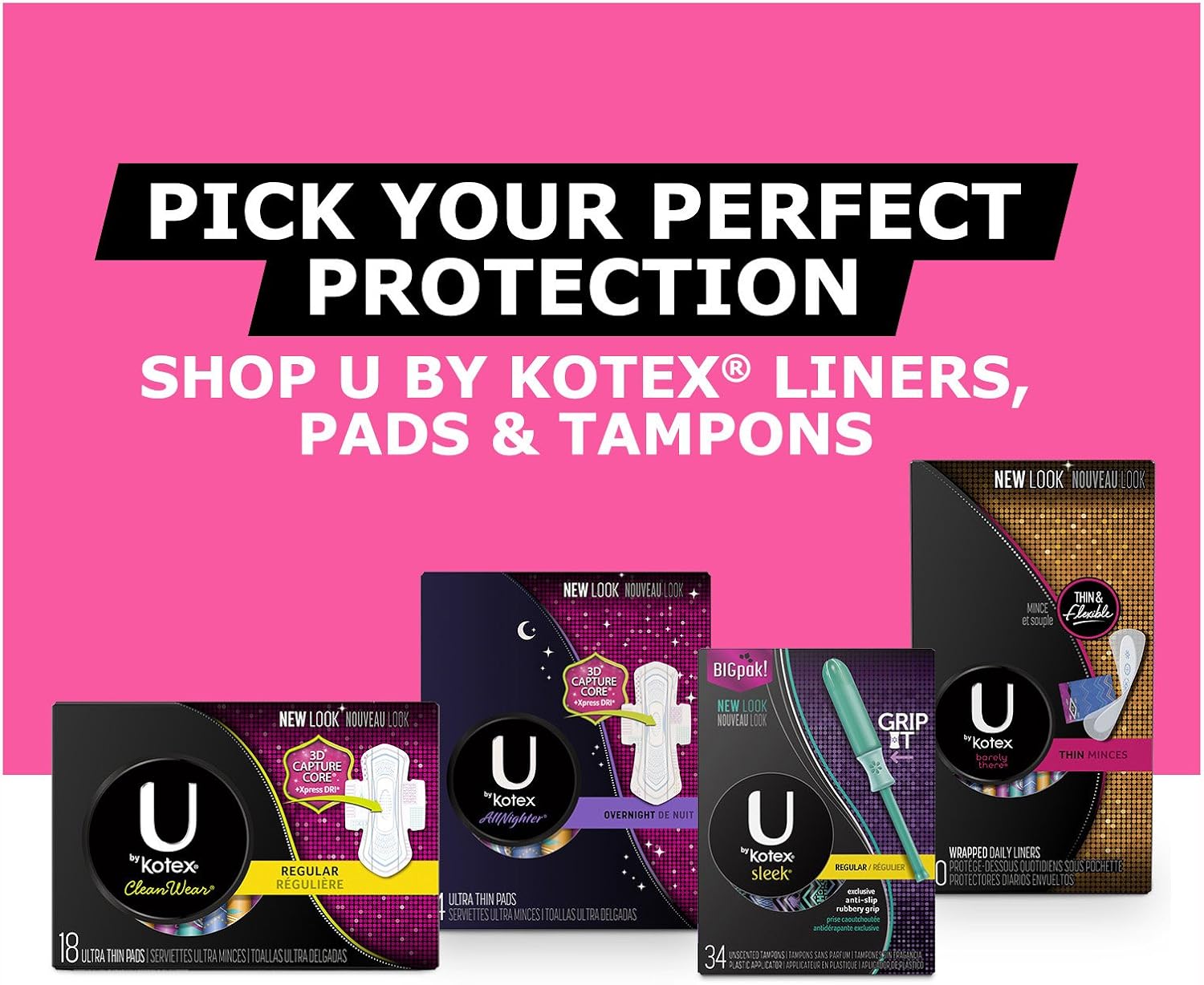 U by Kotex Barely There Liners, Light Absorbency, Unscented