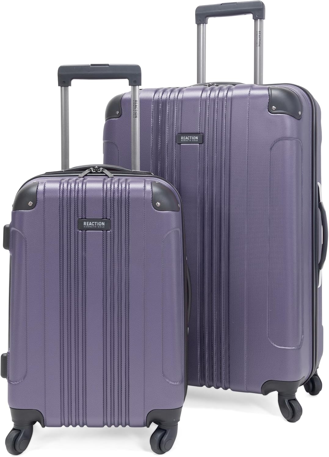 Kenneth Cole REACTION Out of Bounds Lightweight Hardshell 4-Wheel Spinner Luggage, Teal, 20-Inch Carry On