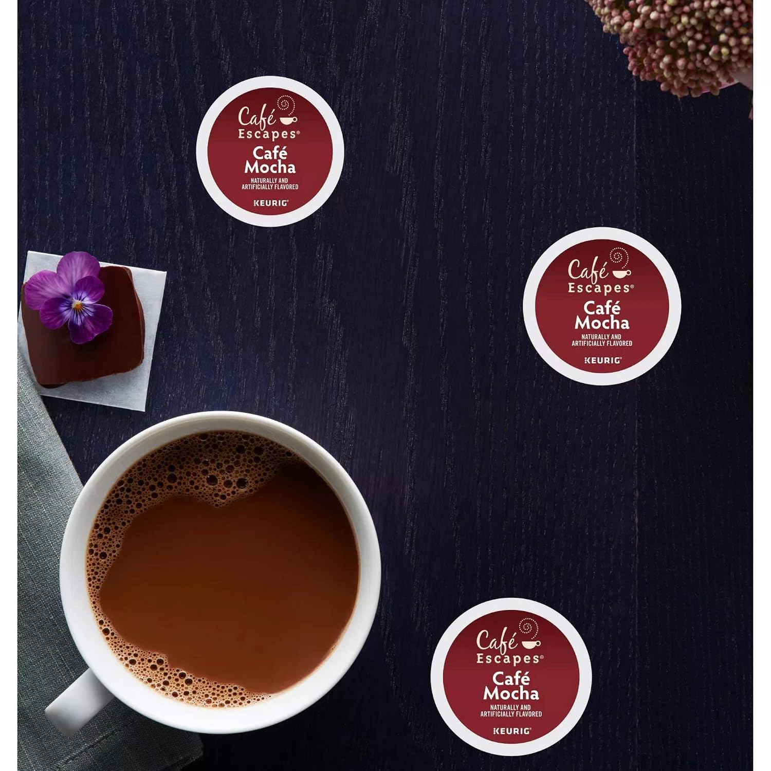 Cafe Escapes Milk Chocolate Hot Cocoa Keurig Single-Serve K-Cup Pods, 96 Count