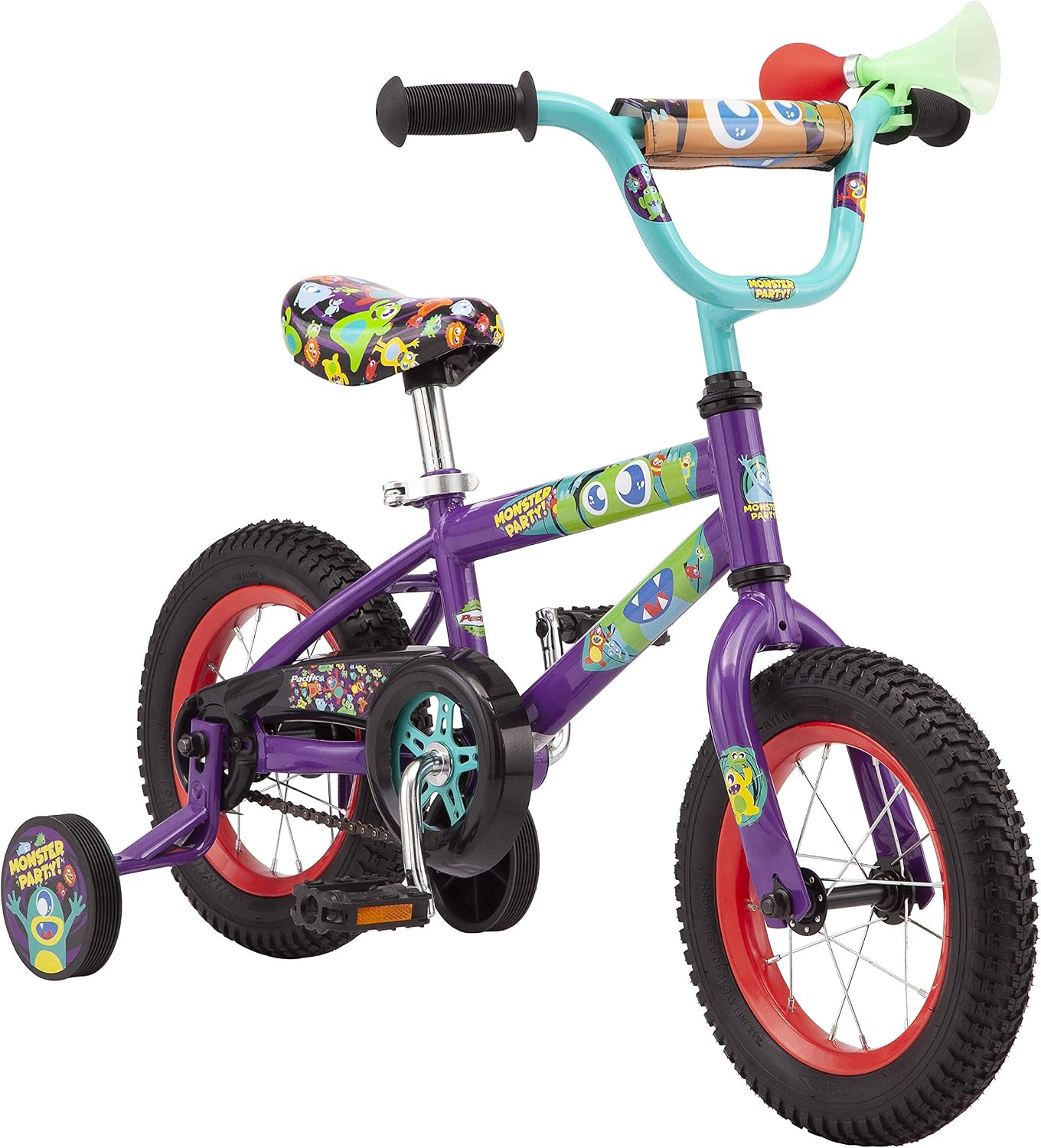 Pacific Character Kids Bike for Boys & Girls Ages 3-7 Year Old, 12 or 16-Inch Wheels Option, Steel Frame, Coaster Brakes