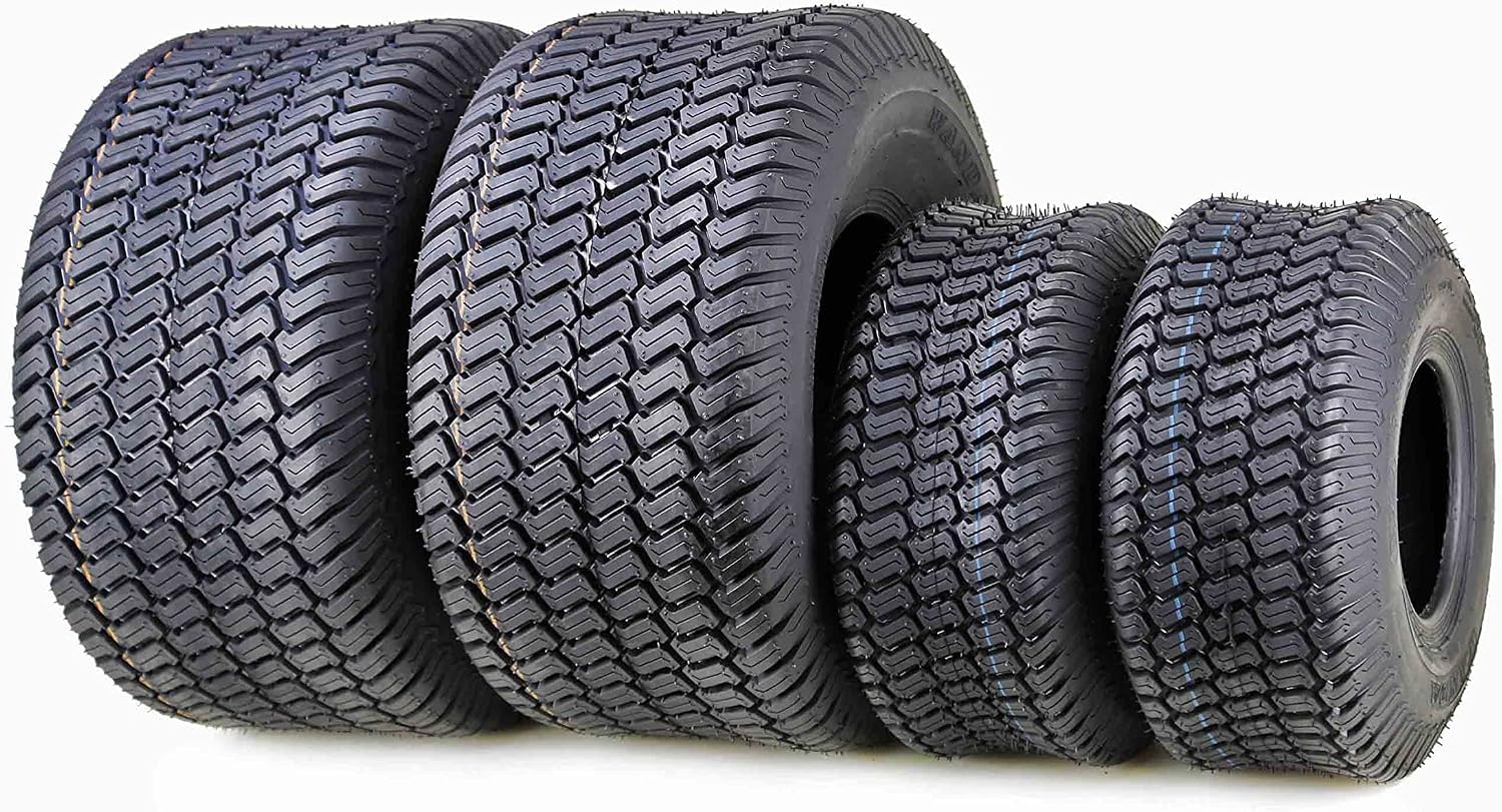WANDA Set 2 15x6-6 15x6.00-6 Lawn Mower Tractor Turf Tires15x6x6 P332-13016 | Riding Lawn Mover, Garden Tractor