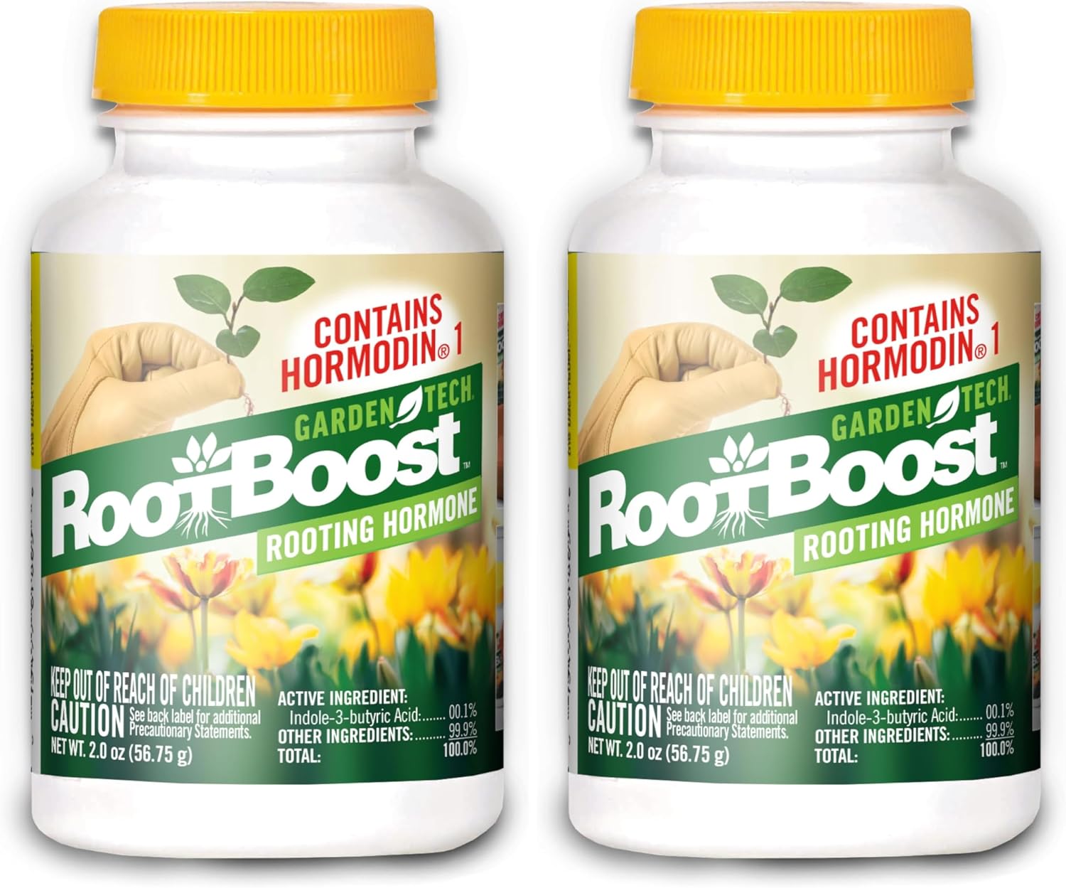 RootBoost Rooting Hormone, Rooting Powder for Plant Cuttings, 2 Ounces | Propagation for indoor and outdoor plants, container gardens and garden ornamentals, contains Hormodin 1