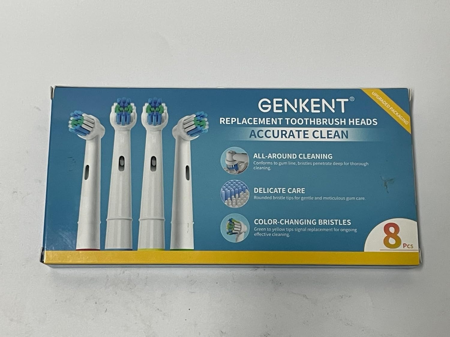 Replacement Toothbrush Heads Compatible with Oral B Braun, 12 Pcs | Professional Electric Toothbrush Brush Heads, Compatible with Oral B Replacement Heads Refill, 7000/Pro 1000/9600/500/3000