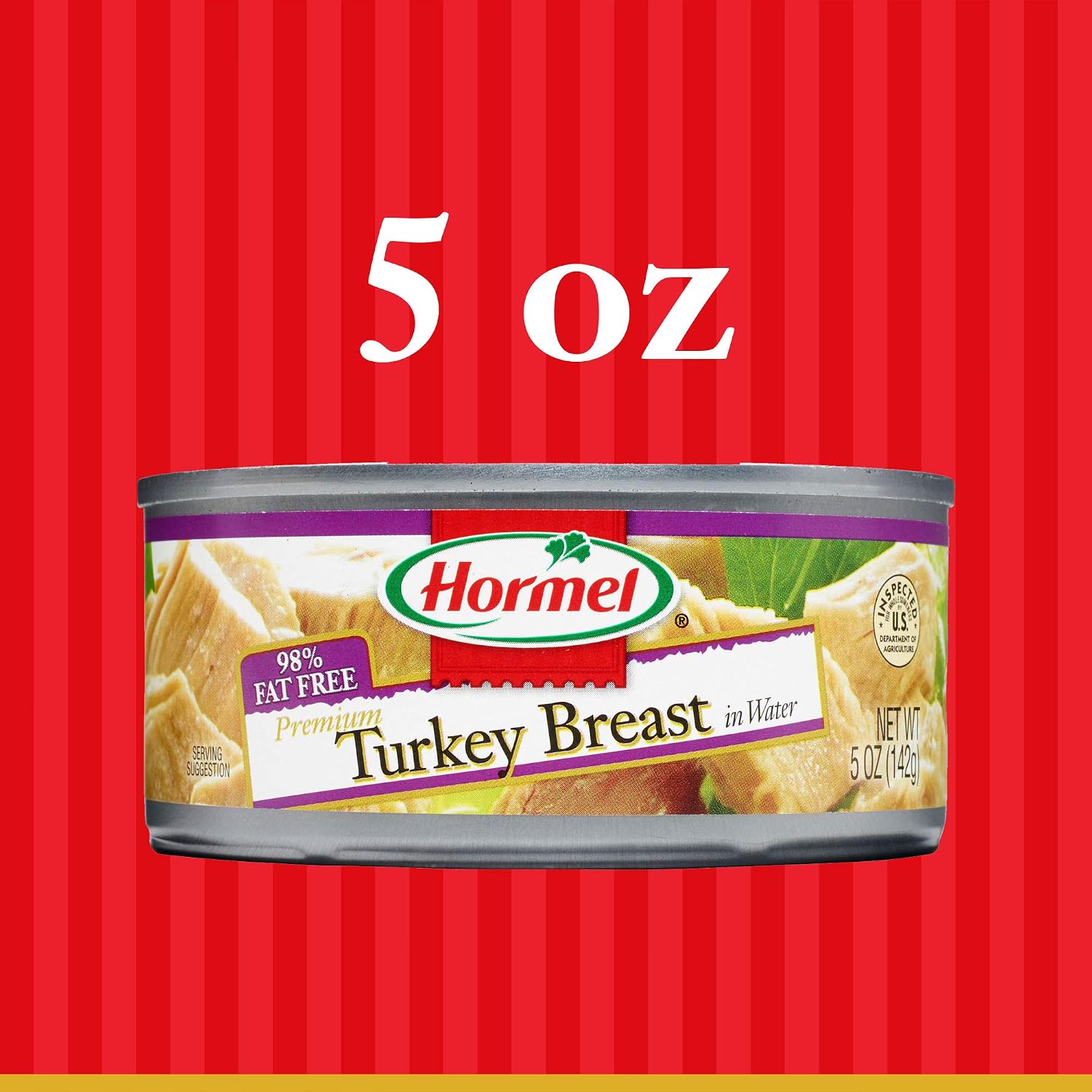 HORMEL Canned Ham, Smoked, 5 Ounce (Pack of 12)
