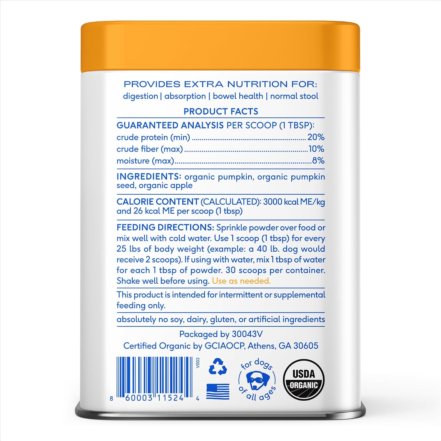 Native Pet Probiotics for Dogs – Dog Probiotic Powder for Gut & Digestive Health, Vet-Formulated 6B CFUs Dog-Specific Probiotic Strains