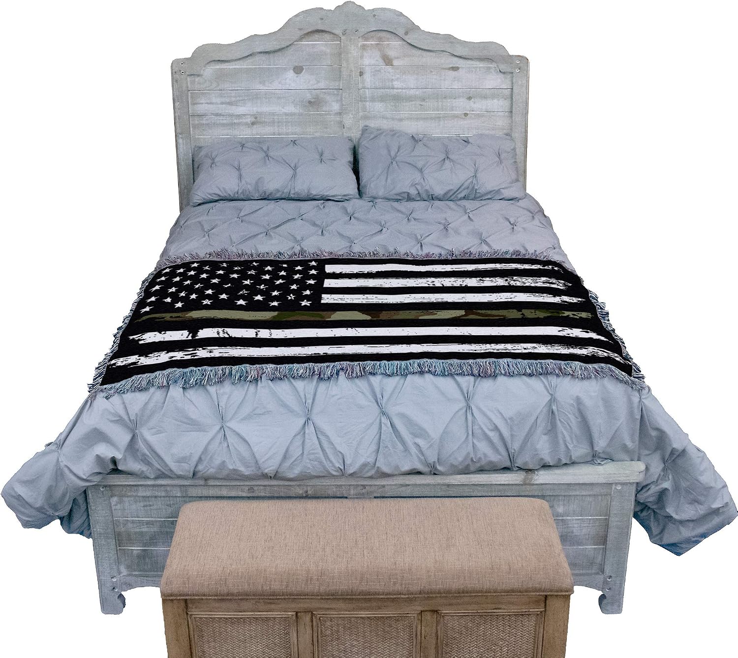 Pure Country Weavers US Army -Military Service Mark Seal Blanket Eagle - Gift Military Tapestry Throw Woven from Cotton - Made in the USA (72x54)