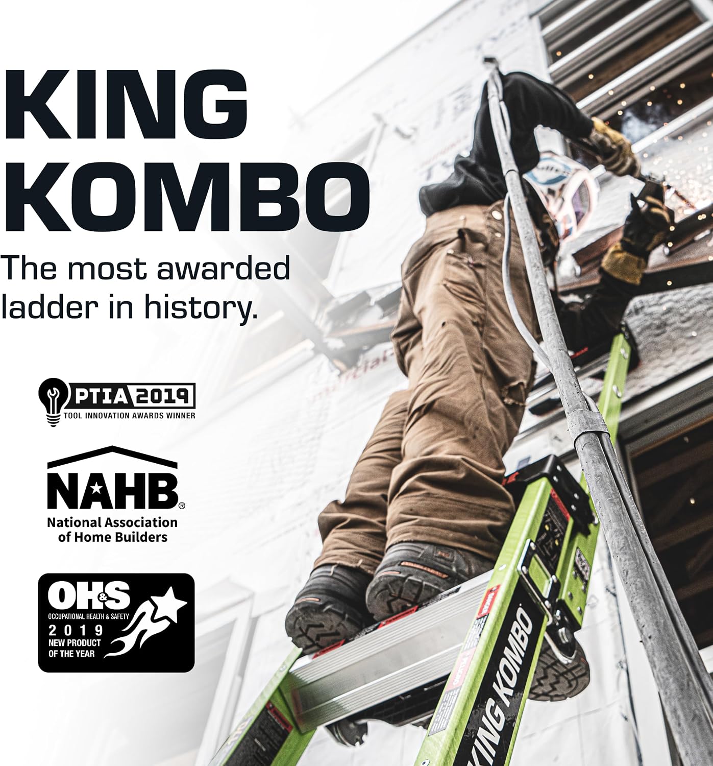Little Giant King Kombo, 6 ft Fiberglass Multi-Position Ladder, 13906-001