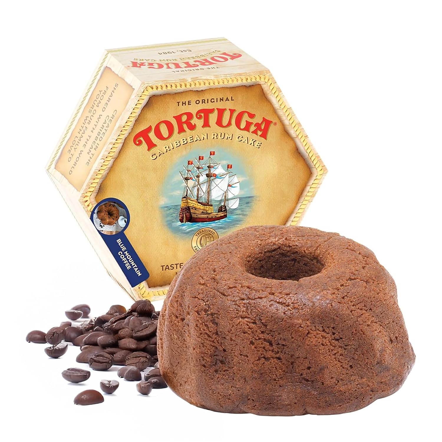 TORTUGA Provenance Rum Cake Variety Pack – 4 oz. - 6 Pack - The Perfect Premium Gourmet Gift for Stocking Stuffers, Gift Baskets