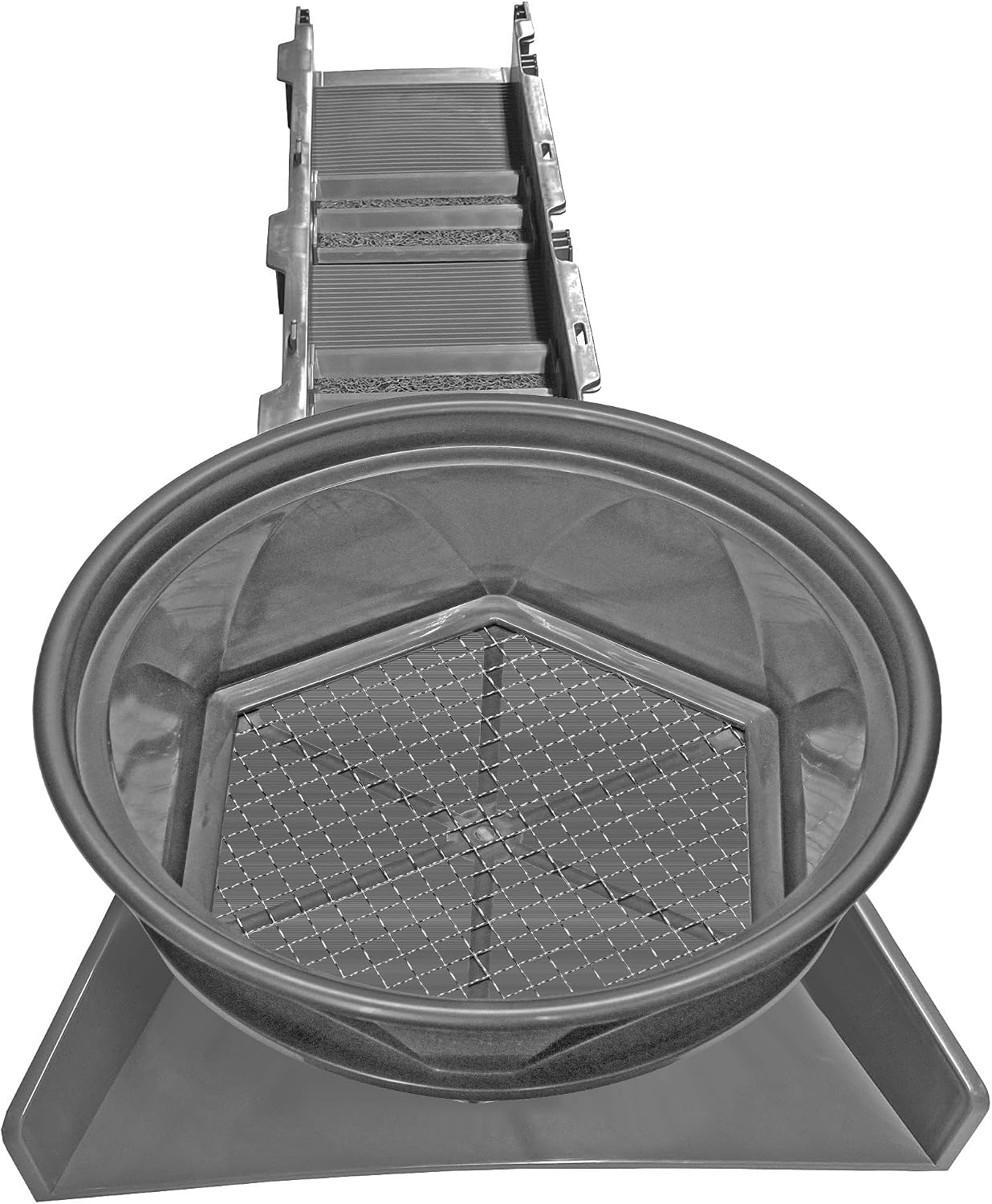 Portable Expandable Sluice Box for Gold Mining and Prospecting; Includes Miner's Moss, Hungarian Style riffles, and deep V riffles. Essential Tool for Gold panning Kits
