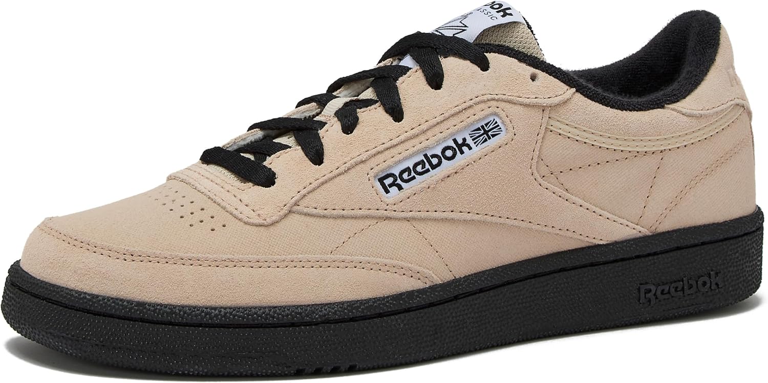 Reebok Club C 85 Mens Tennis Shoes, Casual Fashion White Sneakers for Men