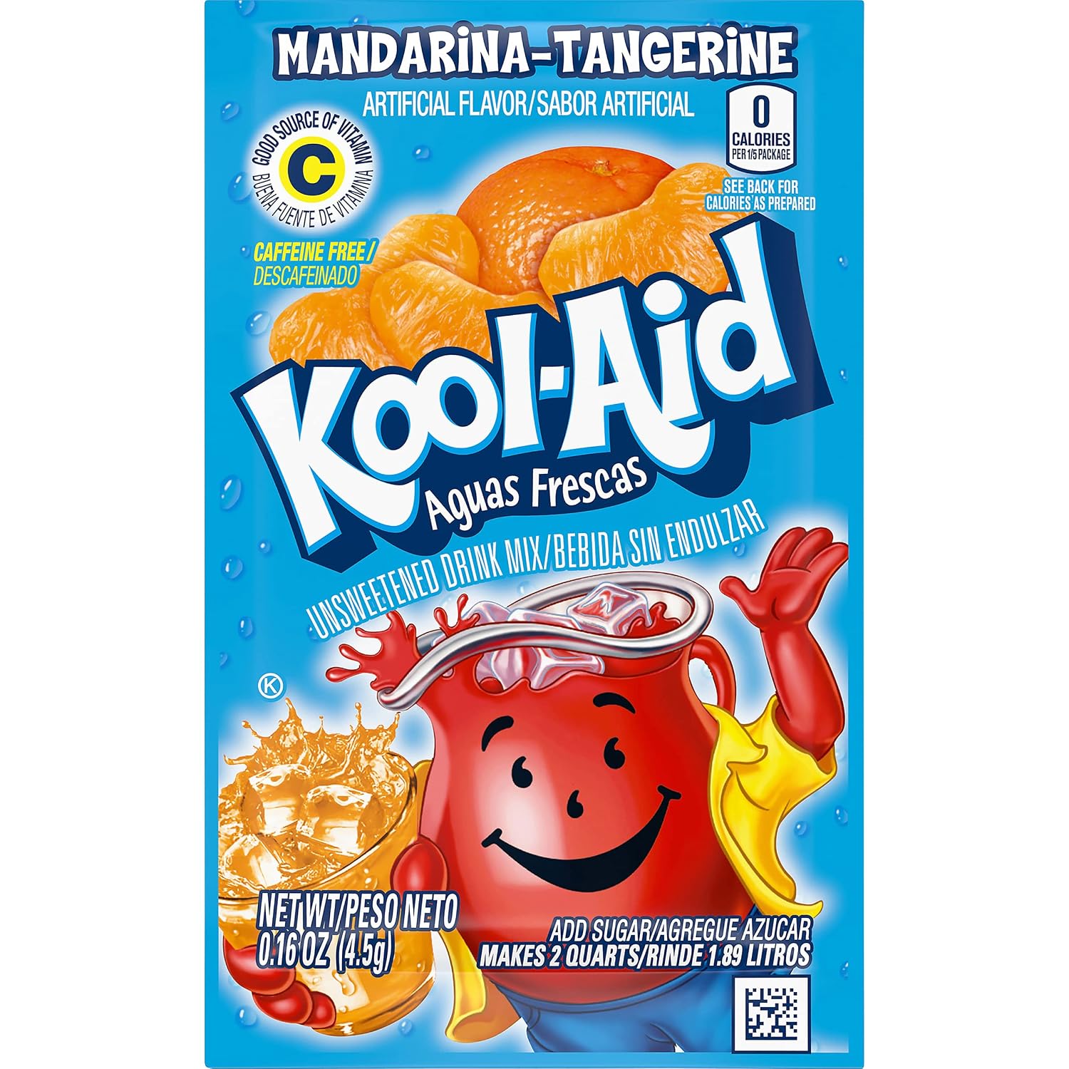 Kool-Aid Tropical Punch Flavored Unsweetened Caffeine Free Powdered Drink Mix (96 Packets)
