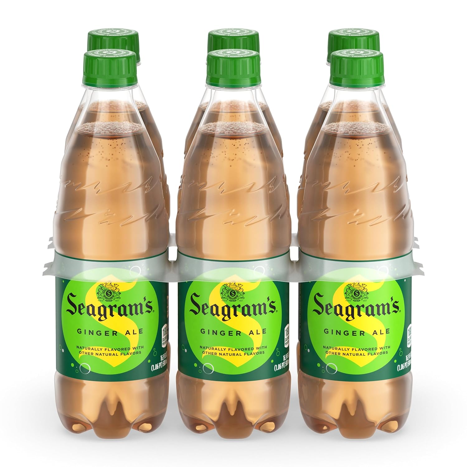 Seagram's Ginger Ale, 12 fl oz, 12 Pack