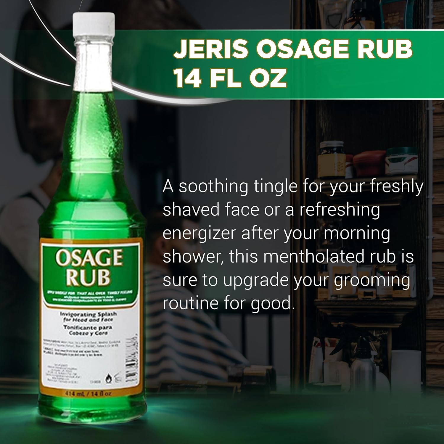 Clubman Jeris Musk After Shave Lotion/Cologne Professional, 14 fl oz