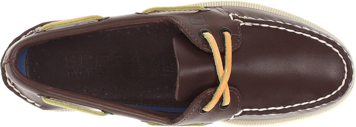 Sperry Men's Authentic Original 2-Eye Boat Shoe, Brown, 8 W US