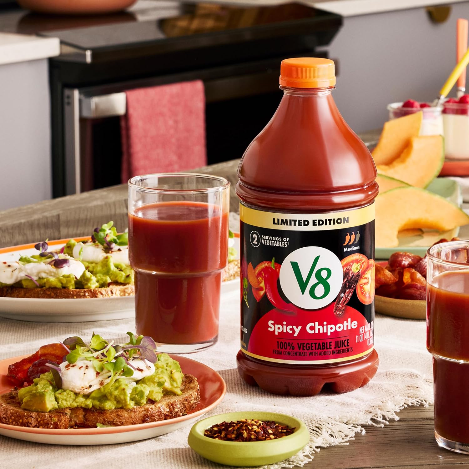 V8 Original 100% Vegetable Juice, 12 fl oz Bottle (12 Pack)