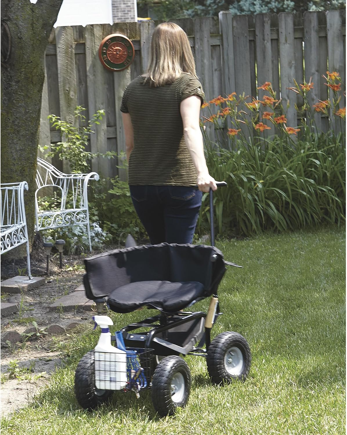 Strongway Deluxe Rolling Garden Seat with Easy Change Turnbars | Yard and acreage maintenance, Lawn and garden use, Durable outdoor operation