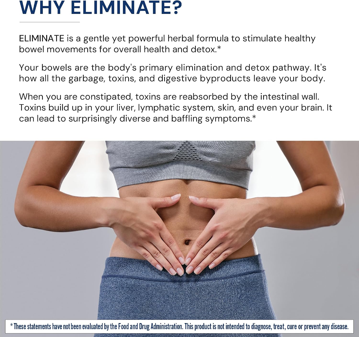 BodyHealth Intestinal Cleanse - Eliminate, Colon Cleanser Detox, Gentle Laxative Pills and Bowel Flush Constipation Relief for Adults