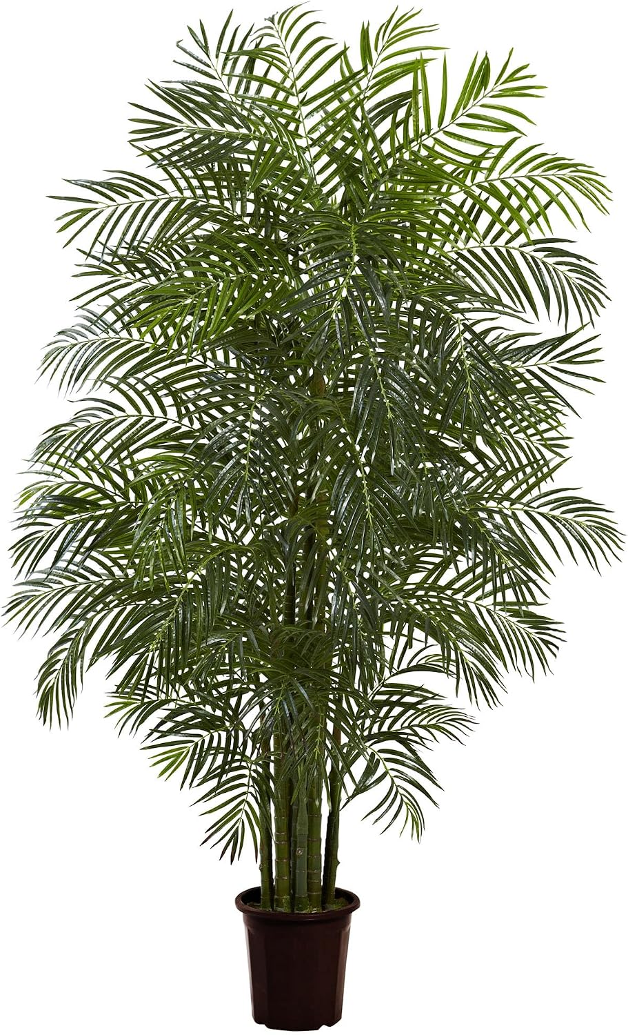 Nearly Natural 7.5ft Artificial Areca Palm Tree, UV Resistant (Indoor/Outdoor)