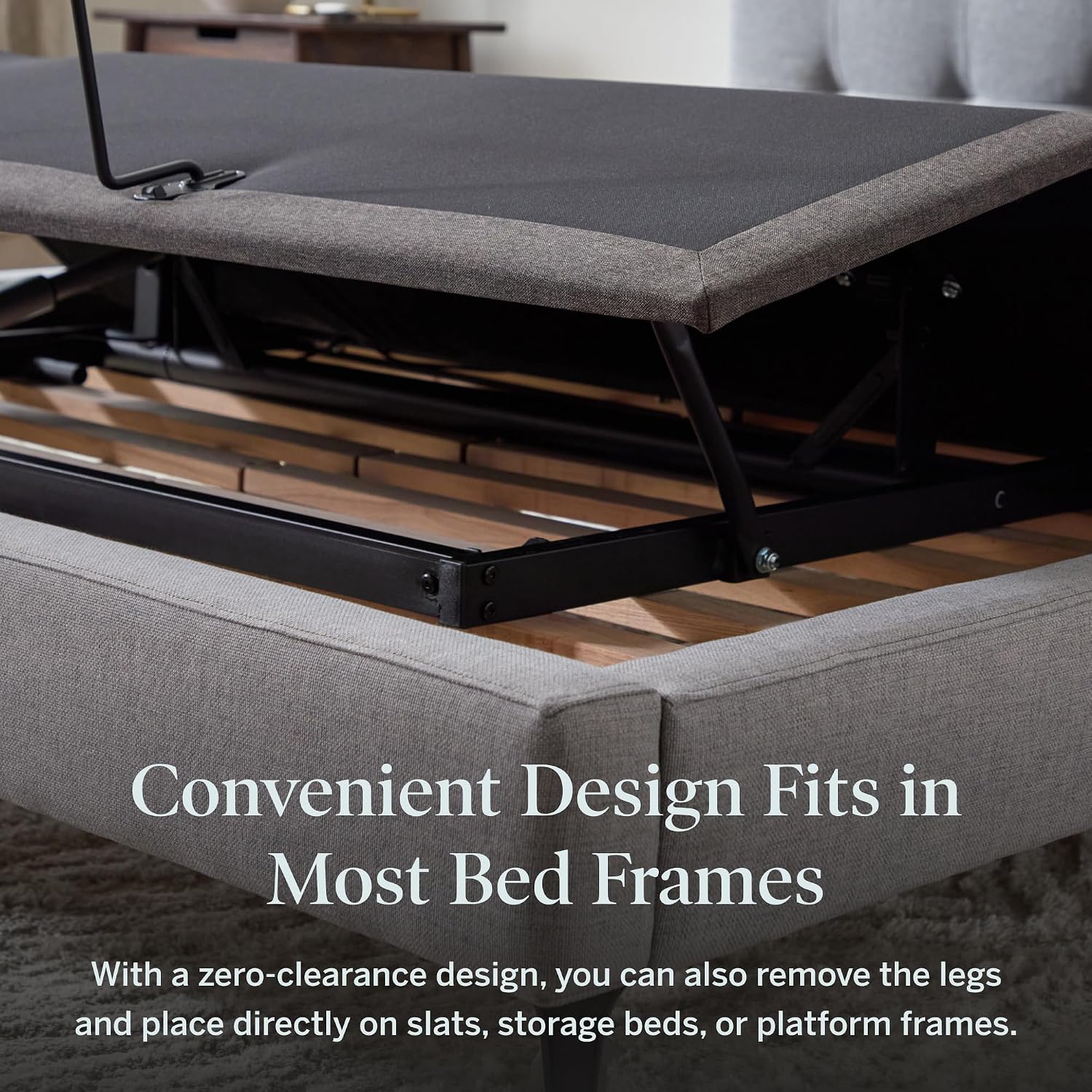 Lucid® L300 Adjustable Bed Frame – USB – Memory Position – Remote, Twin XL