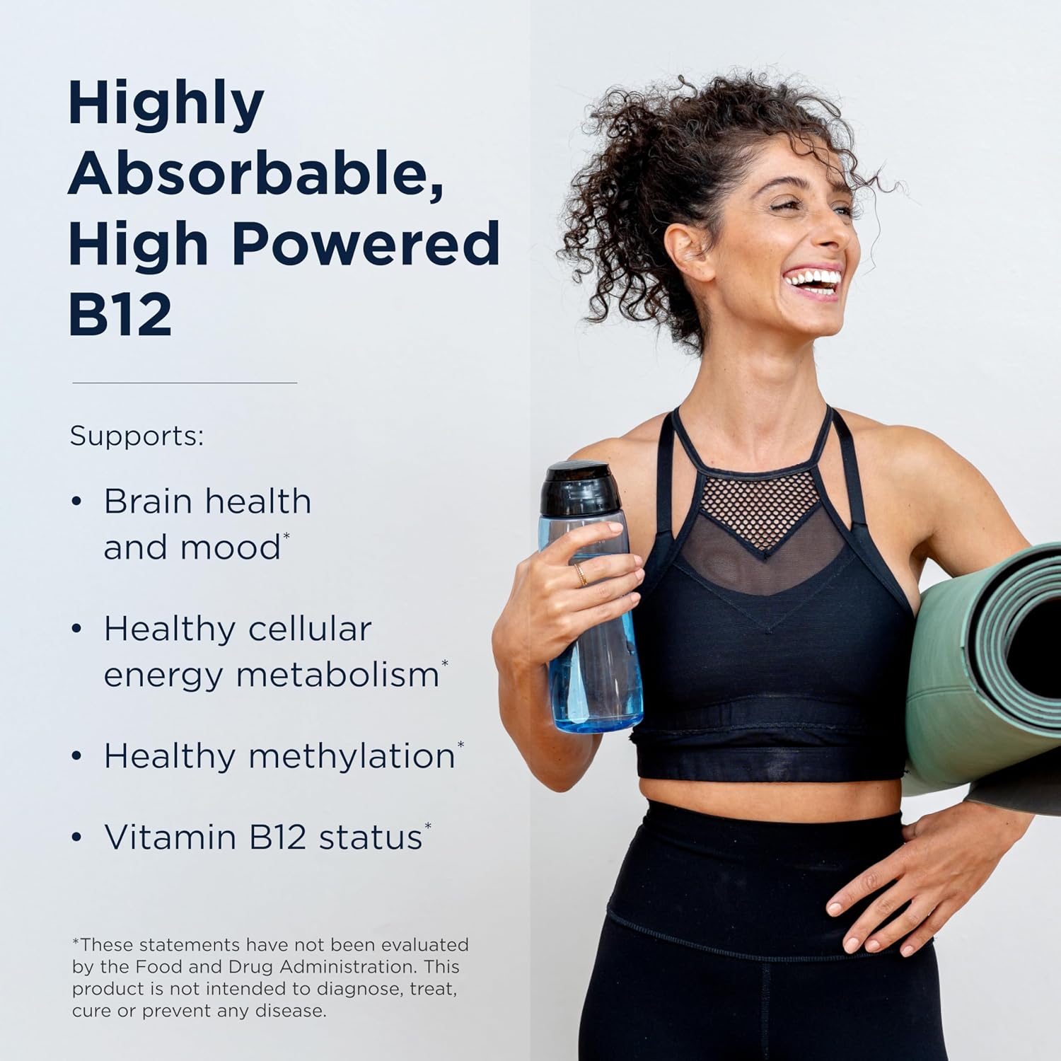 Designs for Health Vitamin B12 Lozenges - B12 Vitamins 5000 mcg Methylcobalamin - Vitamin B12 Supplements - Vegan + Non GMO