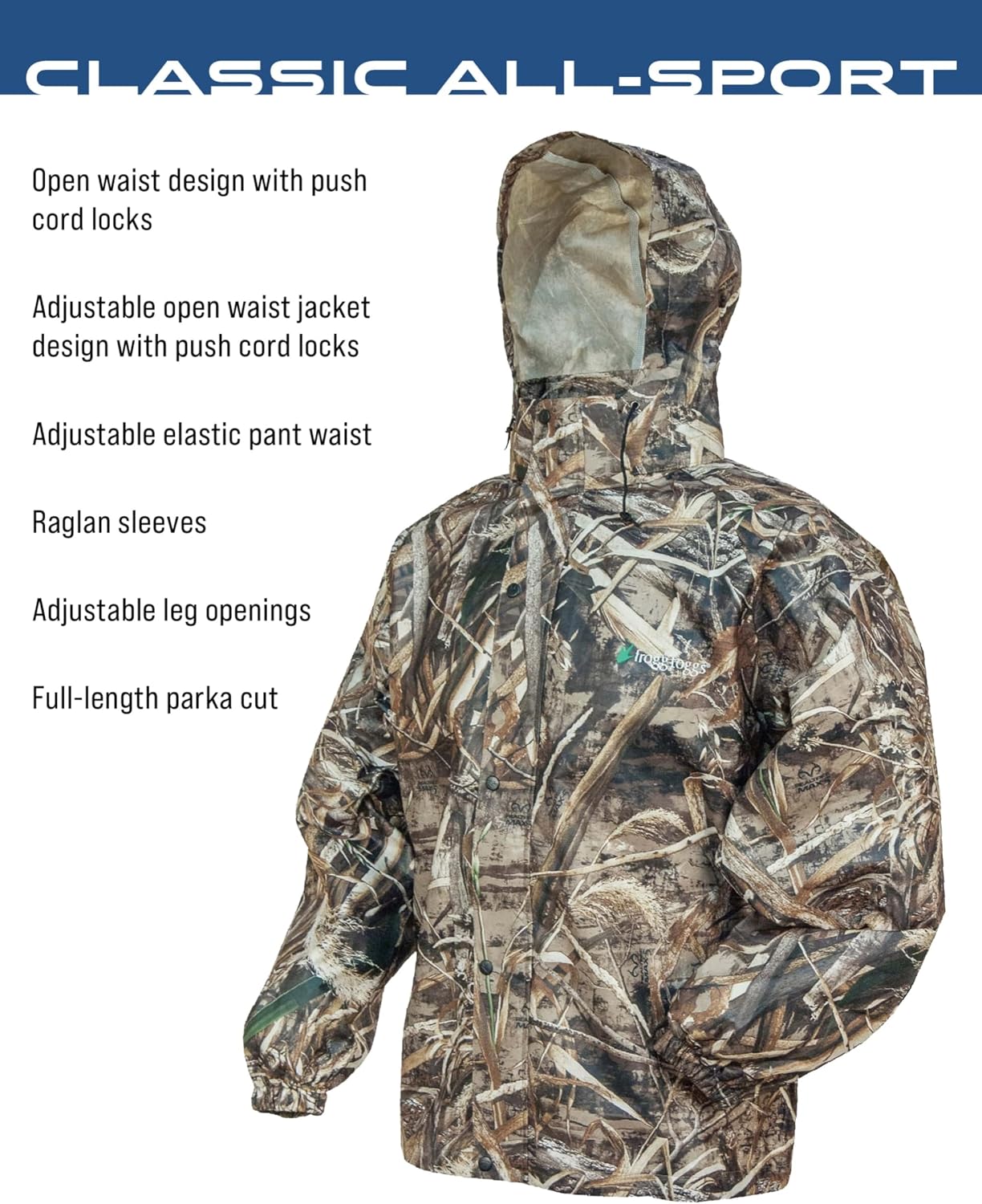 FROGG TOGGS Men's Classic All-Sport 3-Layer Waterproof Breathable Rain Suit