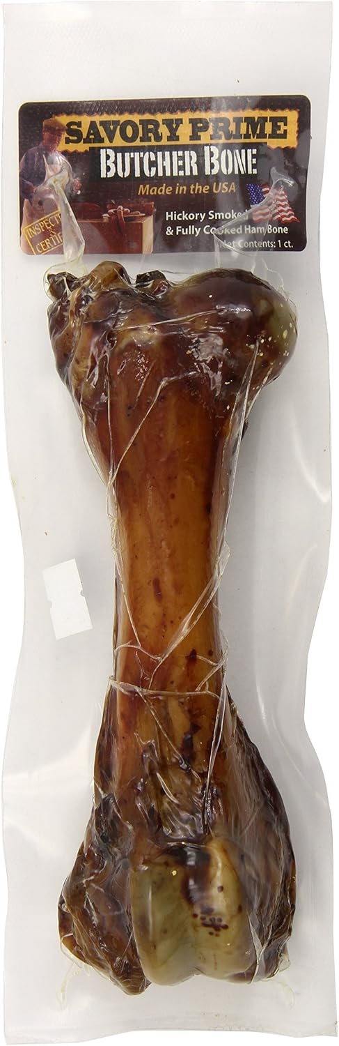 Savory Prime Ham Butcher Bone, Medium and Large, Model: 88801, NATURAL
