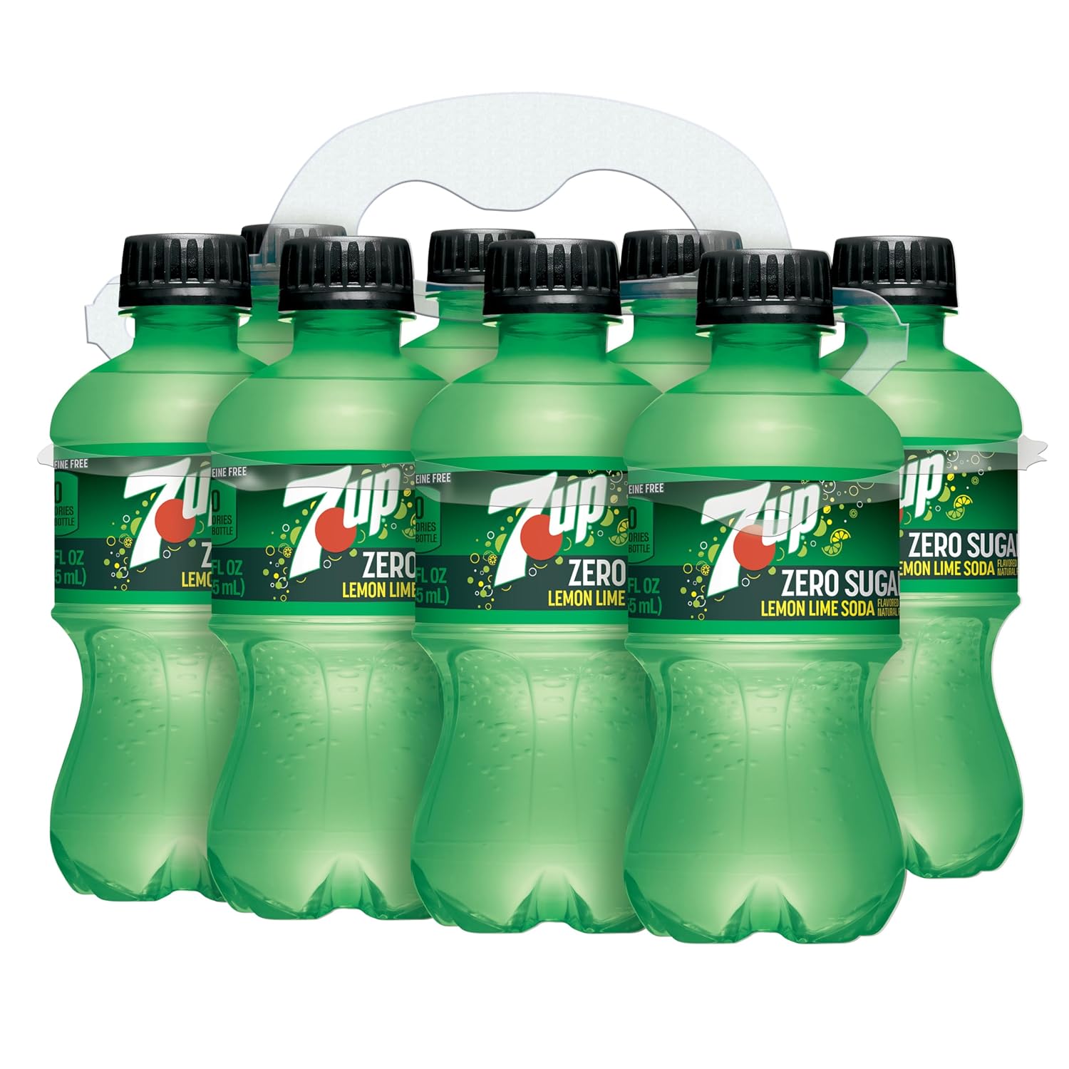 7UP Lemon Lime Soda, Naturally Flavored and Caffeine Free, 2 Liter Bottle