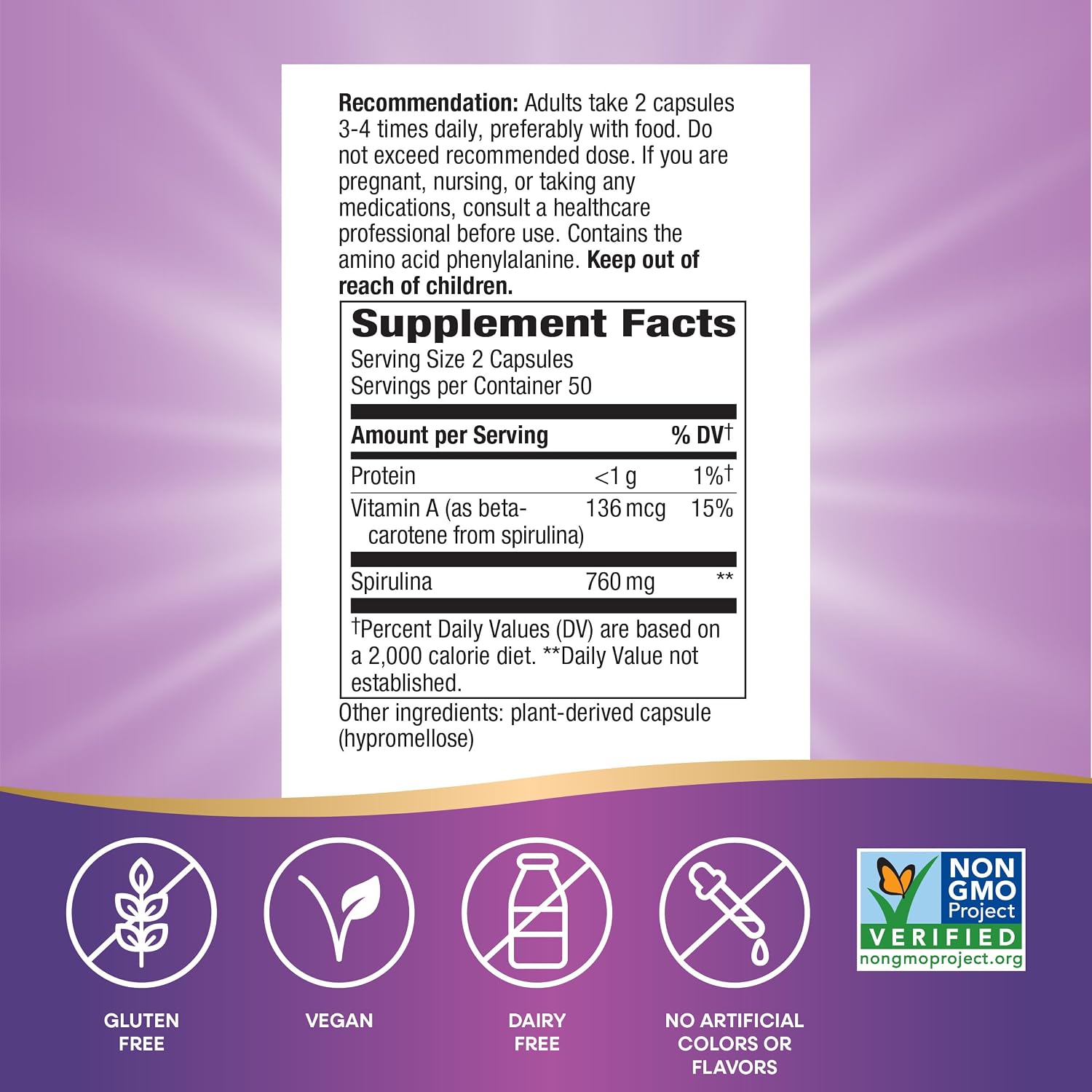 Nature's Way Spirulina Micro-Algae, Seasonal Immune Support*