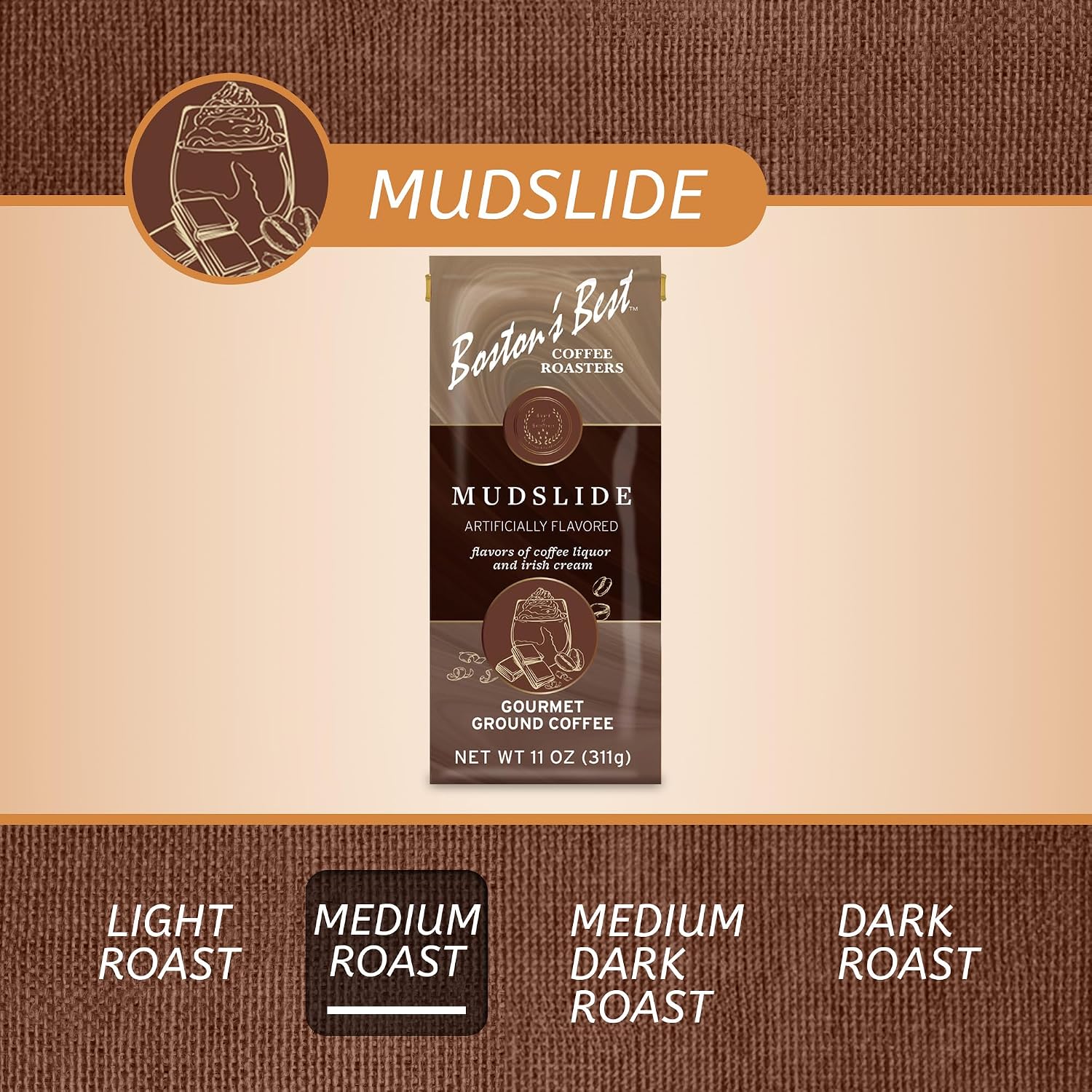 Boston’s Best Coffee - Fall-Inspired Pumpkin Spice Medium Roast Gourmet Delicious Flavored Coffee, Premium Ground - 11 oz. / 311 g Bag