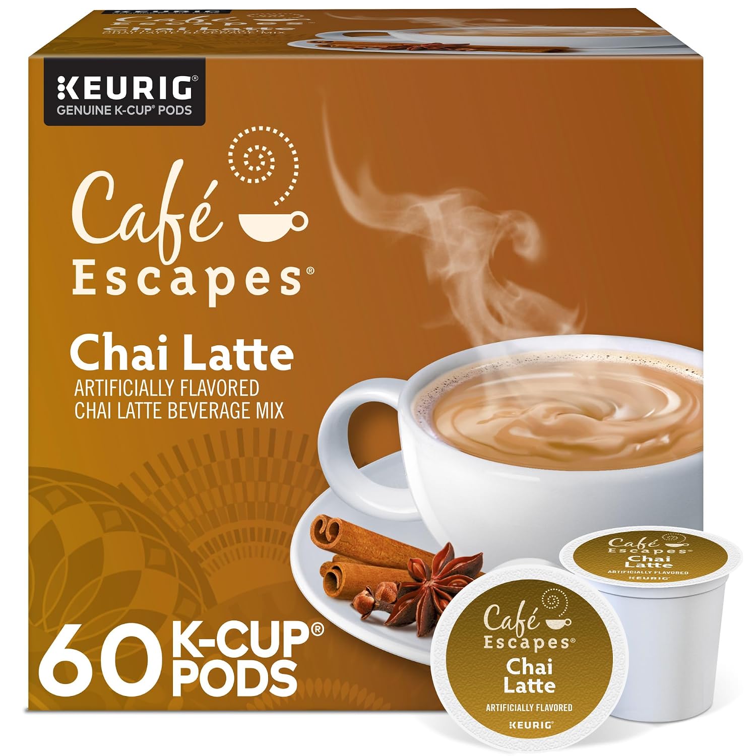 Cafe Escapes Milk Chocolate Hot Cocoa Keurig Single-Serve K-Cup Pods, 96 Count