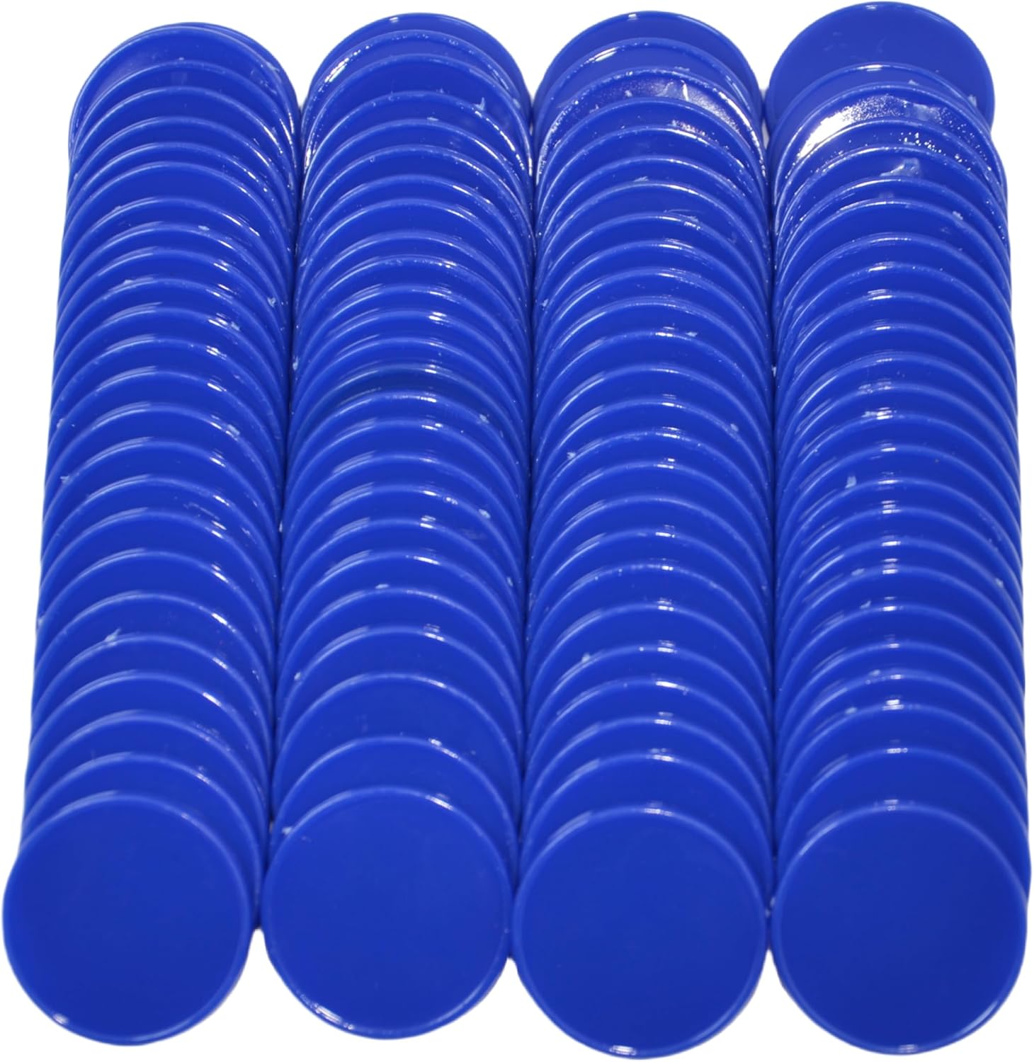 Smartdealspro Set of 100 25MM/1 Inch Opaque Plastic Learning Counting Counters Poker Chips (Red)