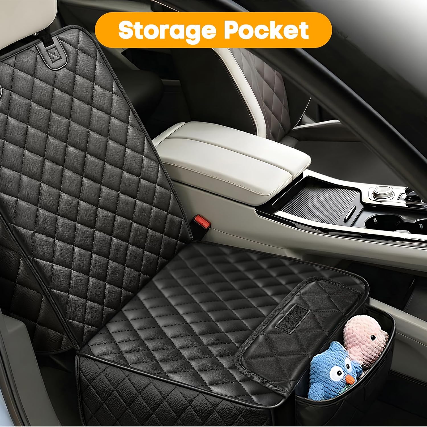 PETICON Waterproof Front Seat Car Cover 2 Pack, Full Protection