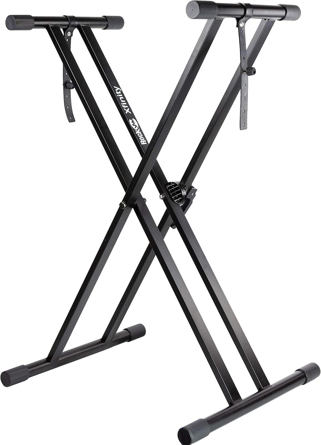 RockJam RJX29 Adjustable X Frame Keyboard Stand with Locking Straps