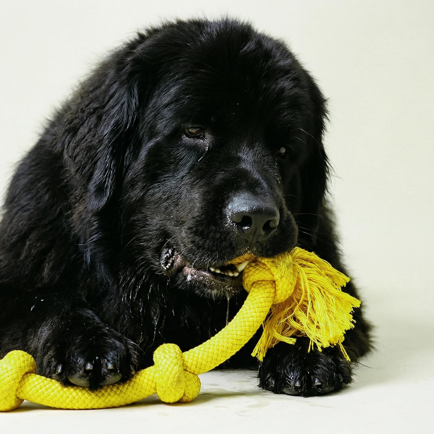 Playology Tug Rope Dog Toys for Large Breed Dogs - Jumbo, Beef Scent