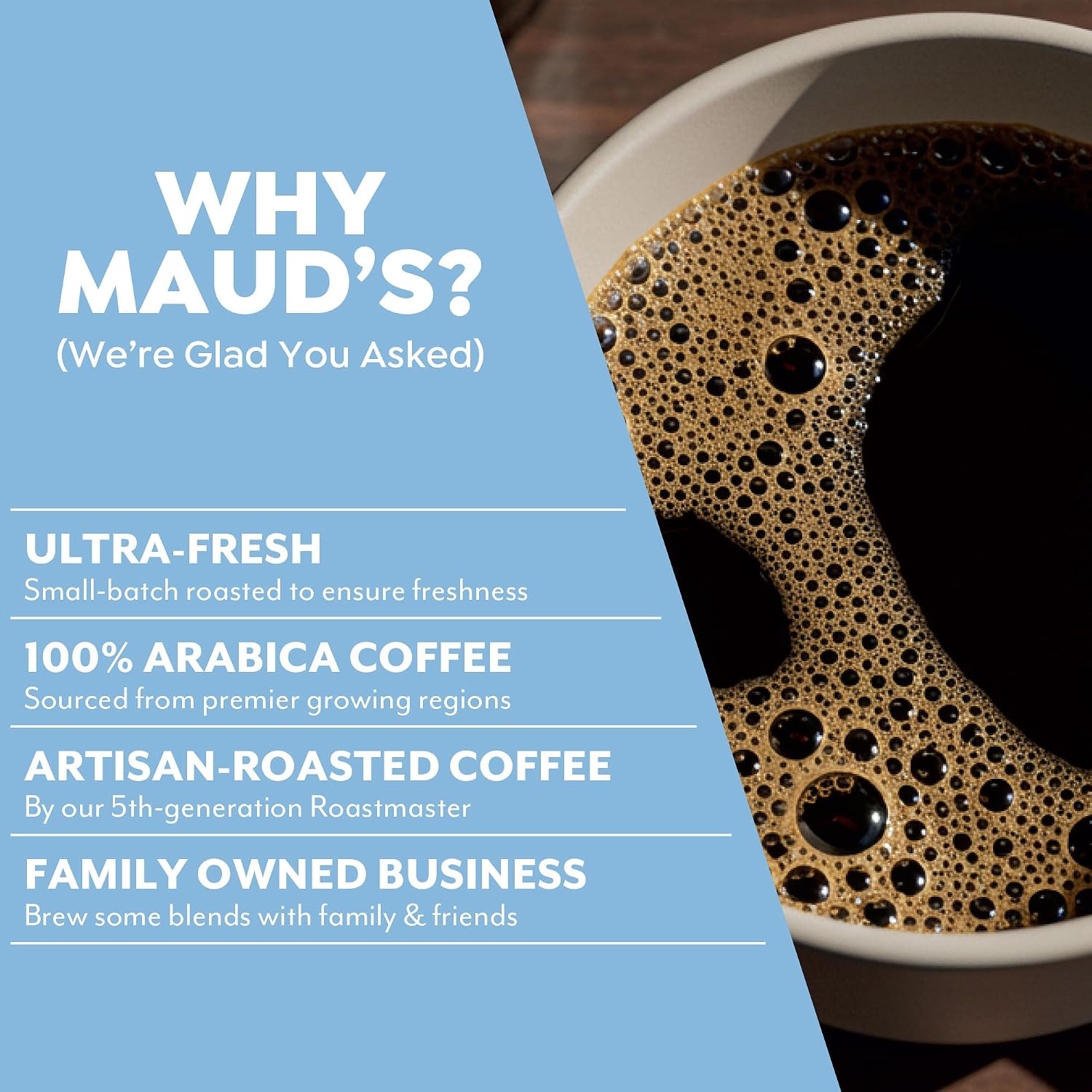Maud’s Decaf Dark Roast Coffee Pods, 100ct | Decaffeinated Coffee in Single Serve Pods – Compatible with Keurig Coffee Makers