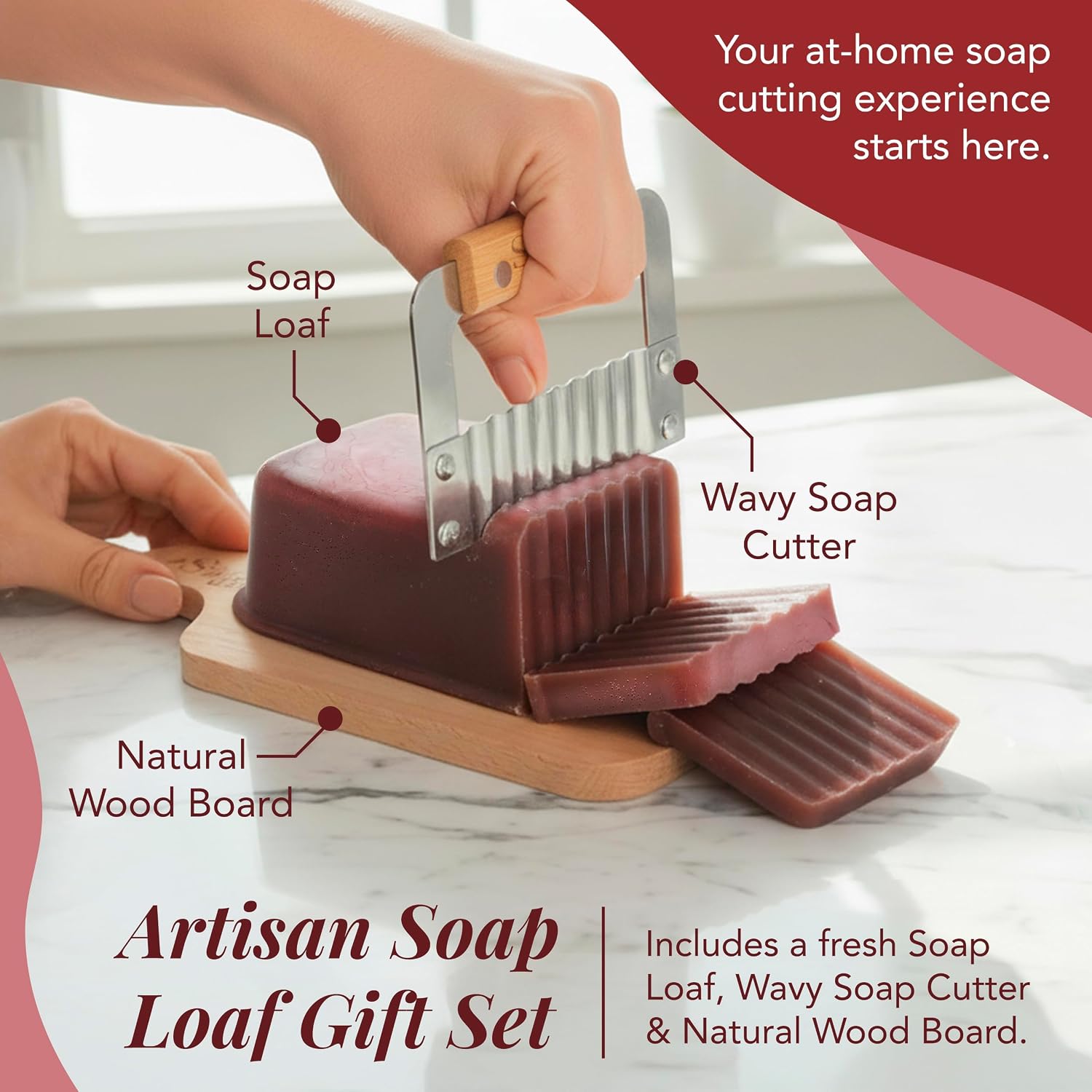 Saavy Naturals Hydrating & Purifying Mini Soap – Plant-Based, Nourishing & Moisturizing Bar Soap Gift Set for Men & Women – Mini Square Shaped Artisan Bar Soaps, 10 pack