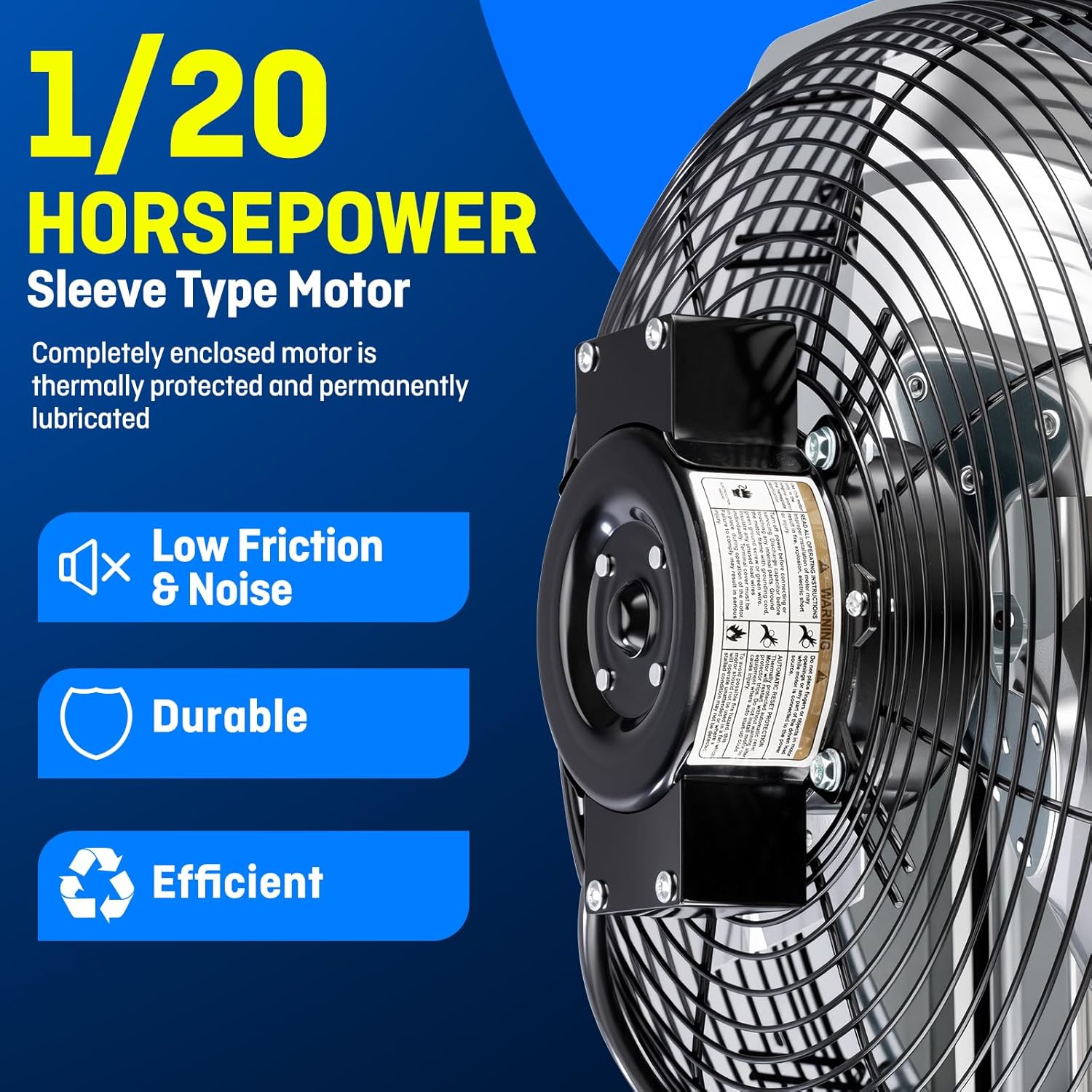 iLIVING 12" Wall Mounted Shutter Exhaust Fan, Automatic Shutter, with Thermostat and Variable Speed controller, 0.6A, 960 CFM