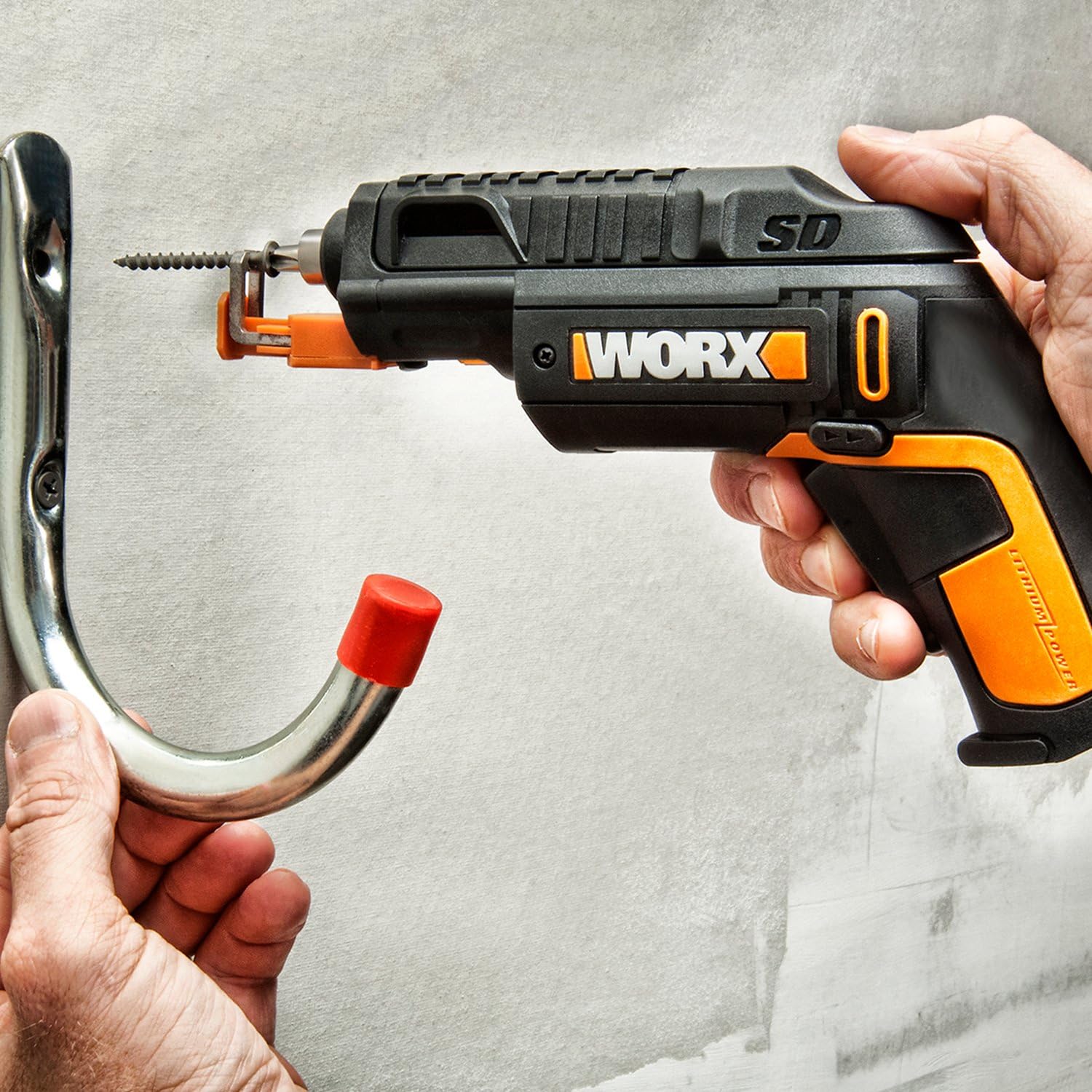 WORX Cordless Screwdriver, 4V 6-Bit Cartridge with Screw Holder, WX255L