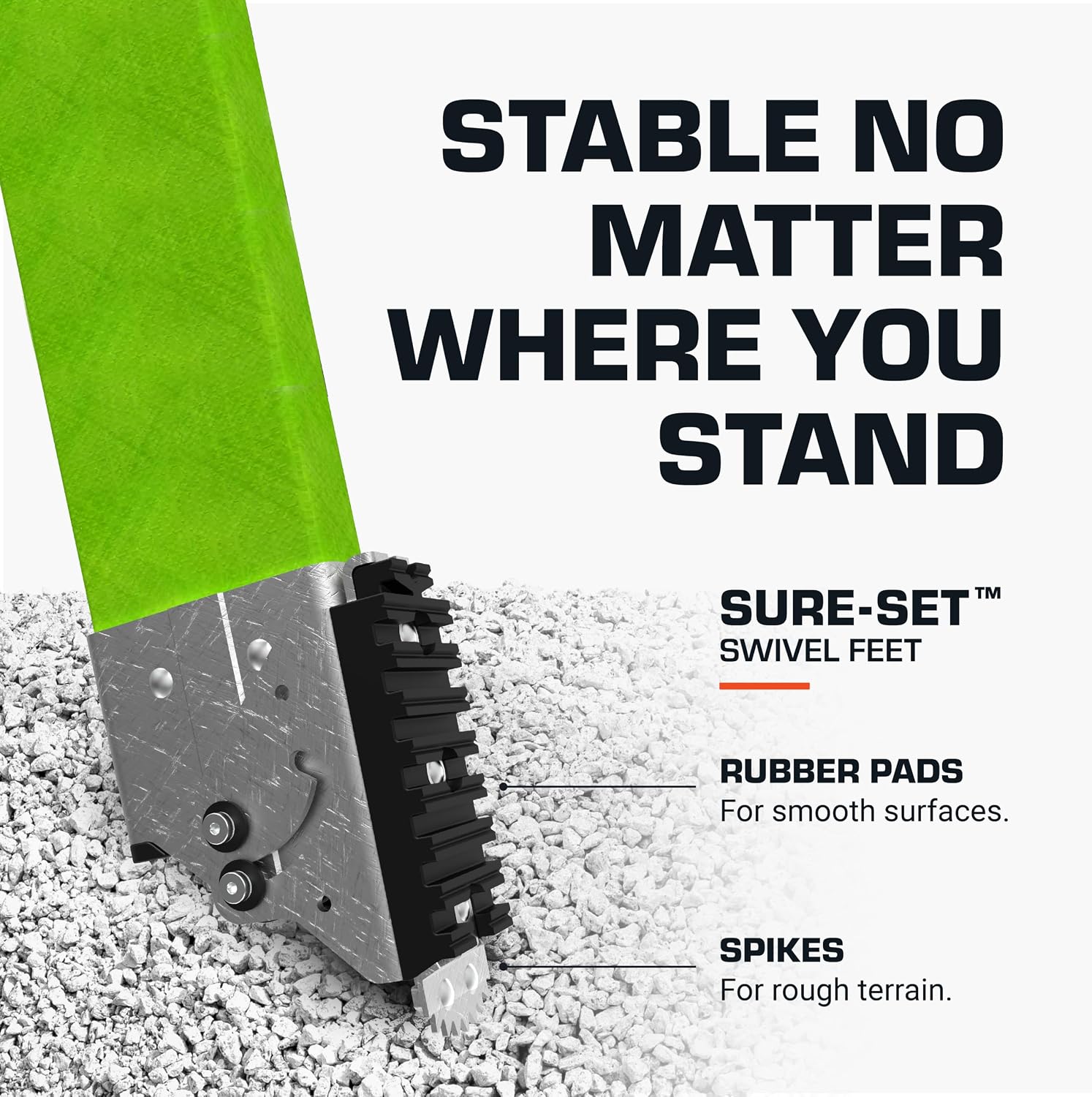 Little Giant HyperLite 16', Extension Ladder, Fiberglass | Lightweight Fiberglass Extension Ladder, Non-Conductive, For Electricians and Contractors