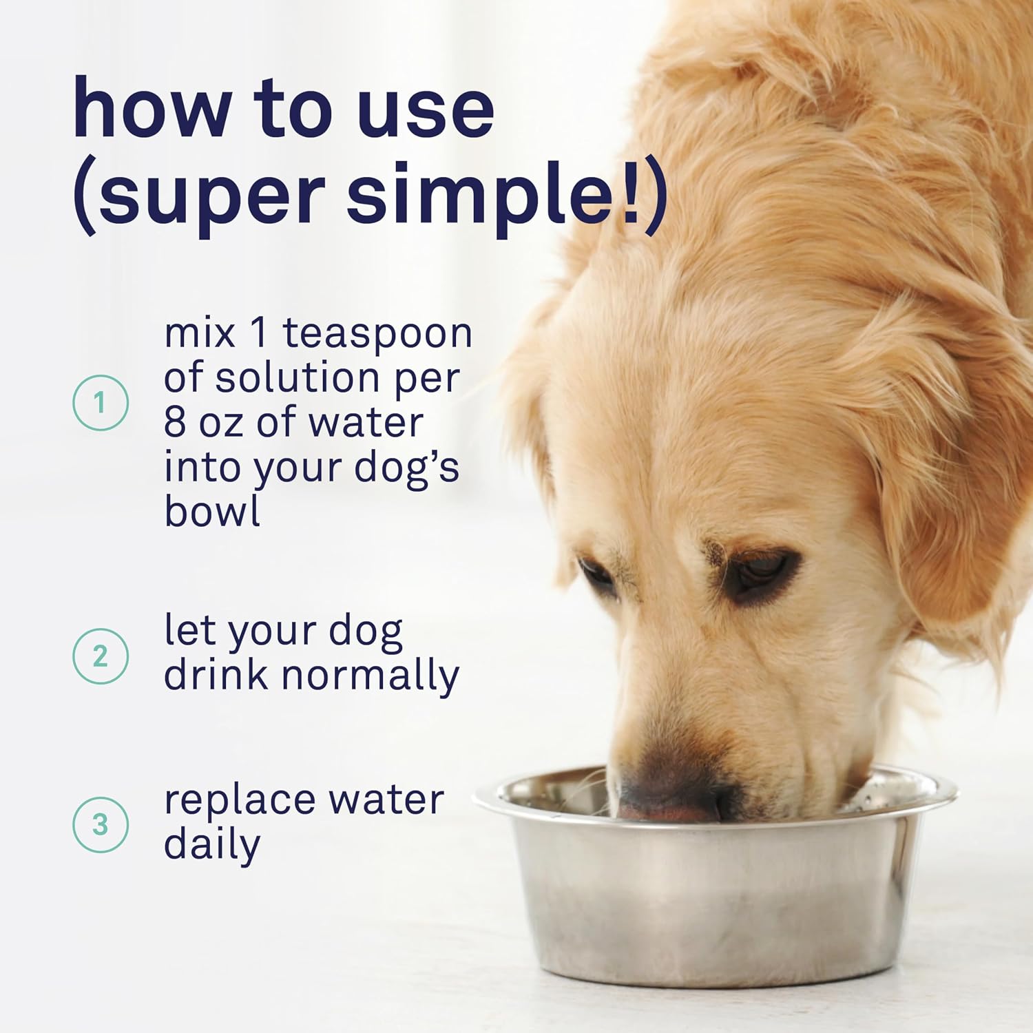 Petpost Dental Wipes for Dogs | 100 Count Presoaked Pads in Natural Tooth Cleaning Solution | Bad Breath and Tooth Buildup Remover