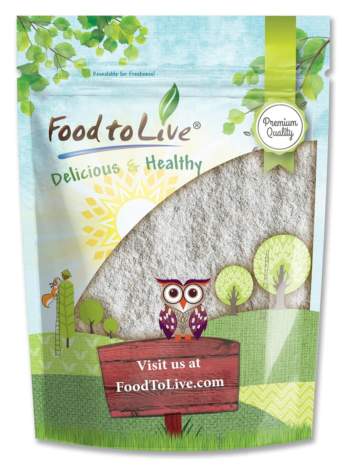 Food to Live Rye Flour, 8 Pounds – Stone Ground from Whole Grain Rye Berries, Kosher, Vegan, Bulk, Great for Bread Baking, Product of the USA