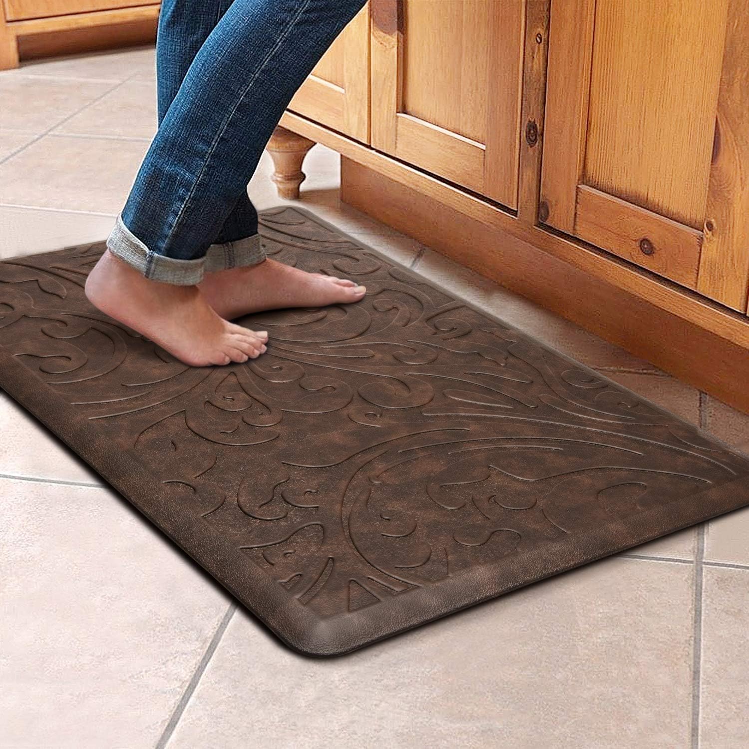 Kitchen Mat Cushioned Anti-Fatigue Comfort Standing Mat Rug for Home,Office