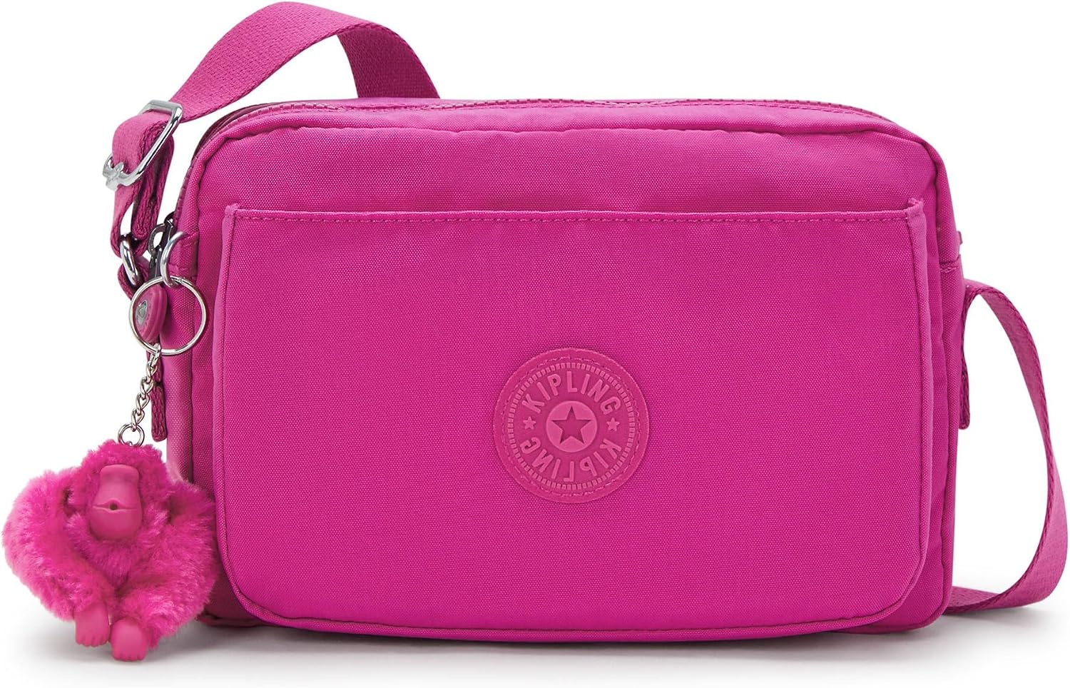 Kipling Women’s Abanu Medium Crossbody Bag, Lightweight, Adjustable Nylon Waist Pack with Multi-Compartment Zip Pockets