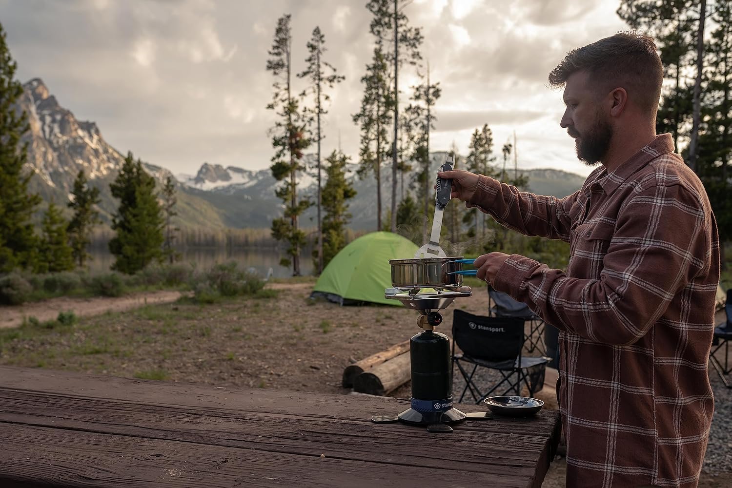 Stansport Single Burner Outdoor Portable Camping Stove