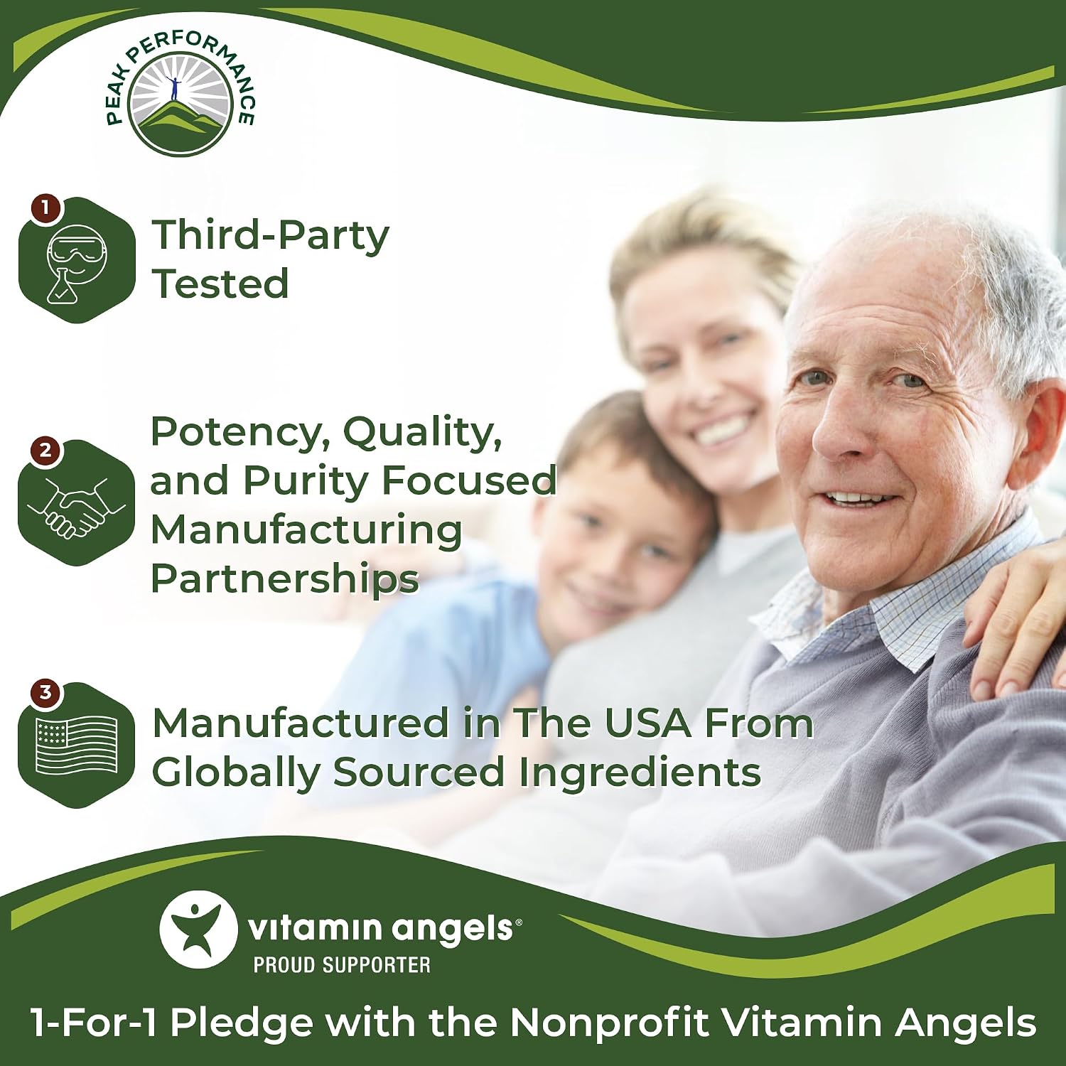 Peak Performance Organic Greens Superfood Powder. Best Tasting Super Greens | Powder with 25+ Organic Ingredients for Max Energy and Athletic Performance. Vegan Keto Green Juice Daily Drink
