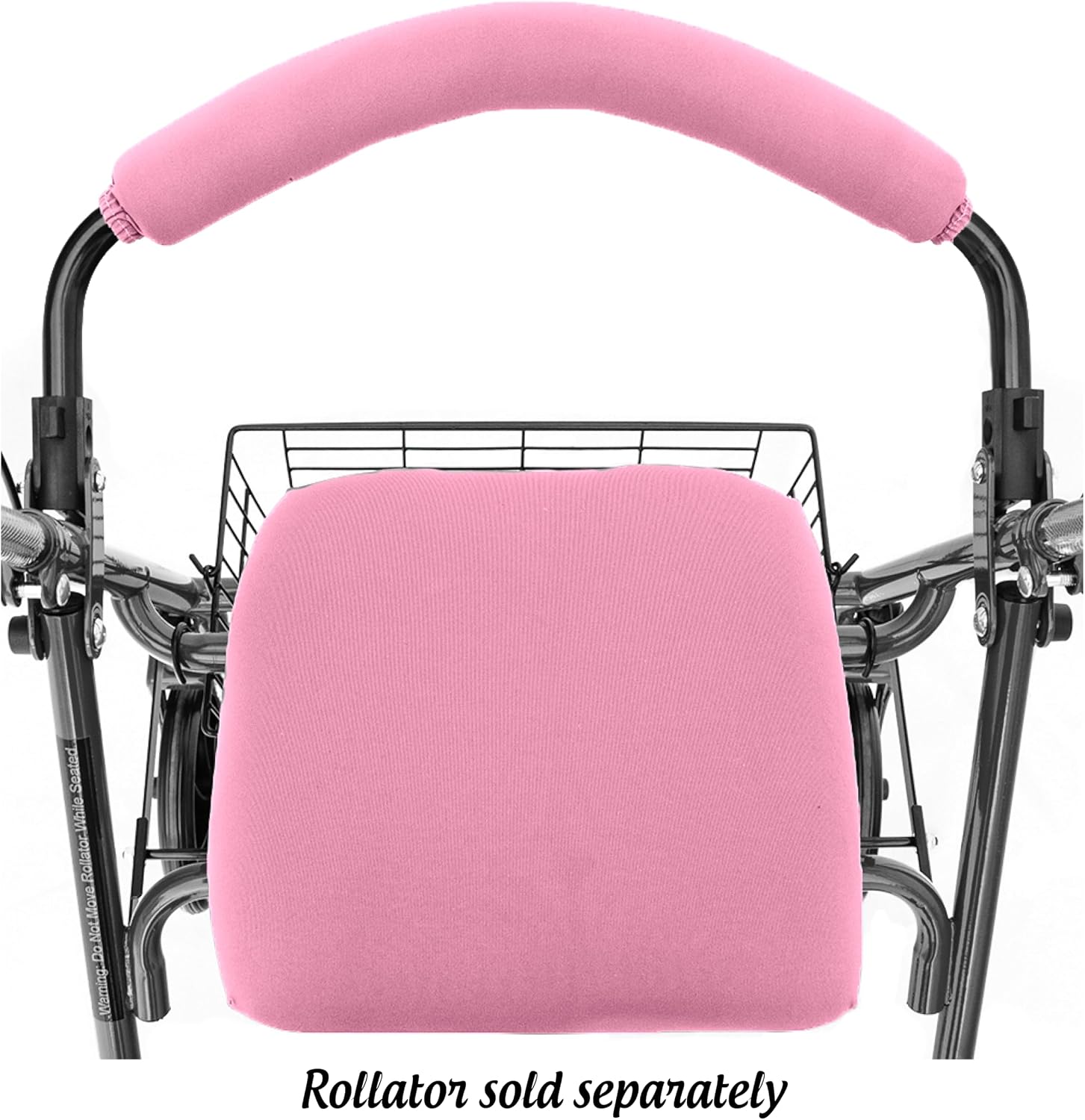 Top Glides Playful Purple Universal Rollator Walker Seat and Backrest Covers (Purple)