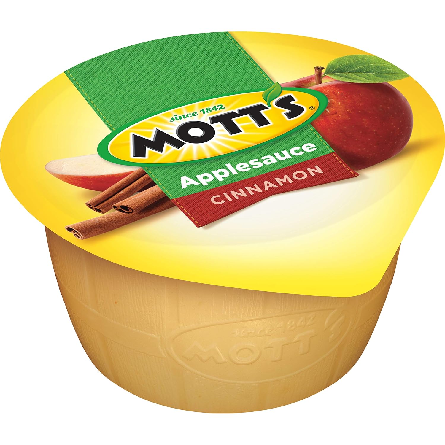 Mott's Applesauce, 4 Oz Cups, 36 Count, No Artificial Flavors, Good Source of Vitamin C, Nutritious Option for The Whole Family