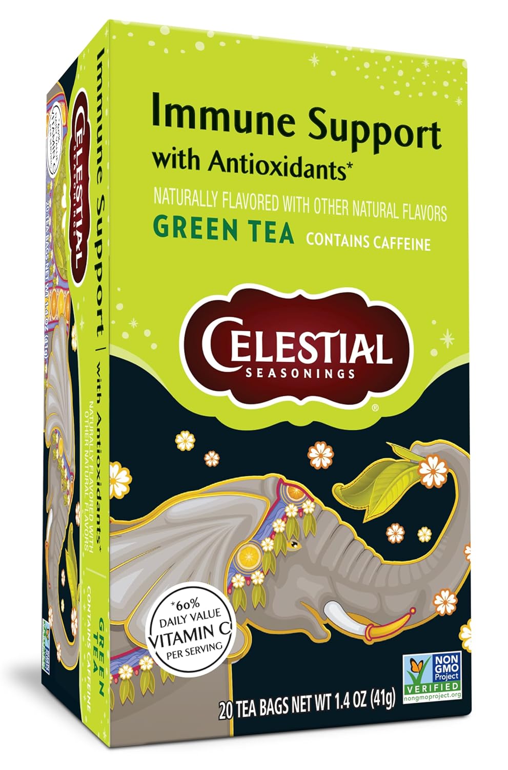 Celestial Seasonings Authentic Green Tea 40 Count