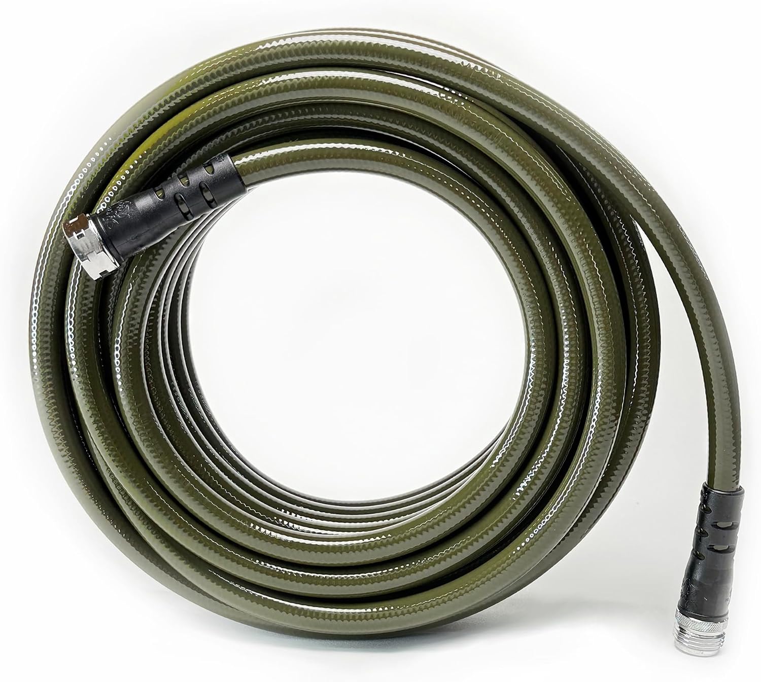 Water Right Polyurethane Garden Hose, 100 Ft, Non-toxic, 1/2” ID, Olive