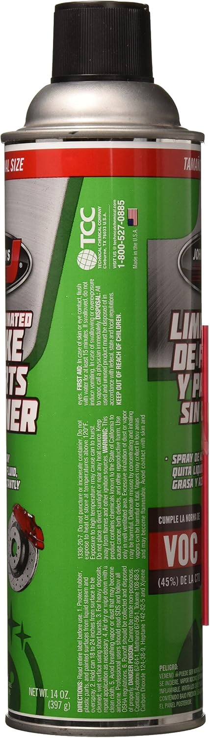 Johnsen's 2417 OTC Compliant Non-Chlorinated Brake Cleaner - 14 oz.